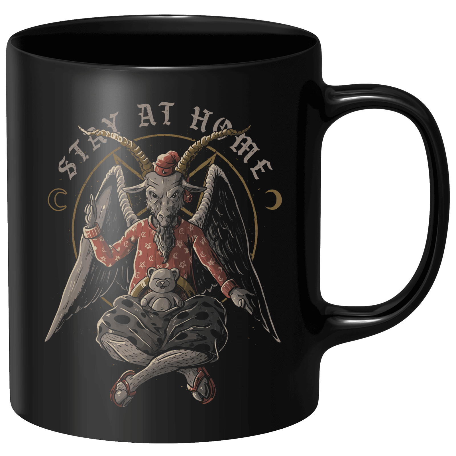 Stay Home Mug - Black