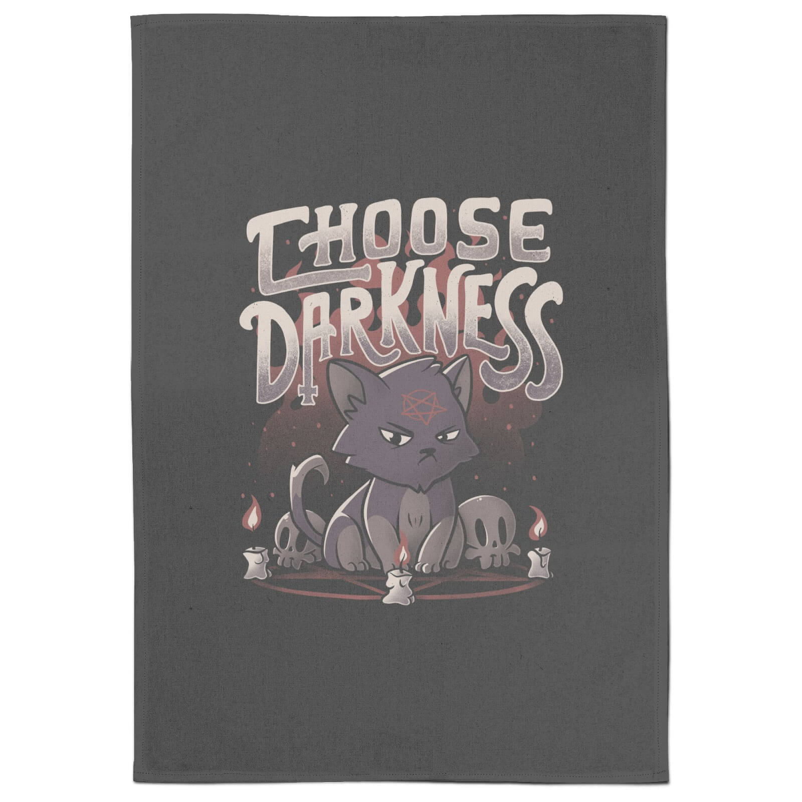 Choose Darkness Tea Towel