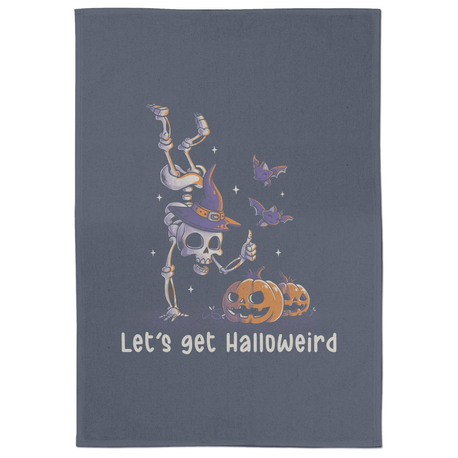 Lets Get Halloweird Tea Towel