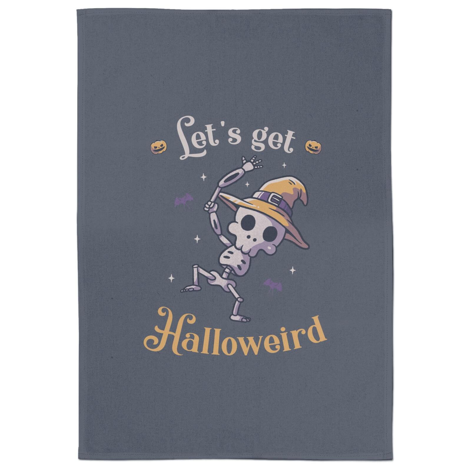 Lets Get Halloweird Dance Tea Towel