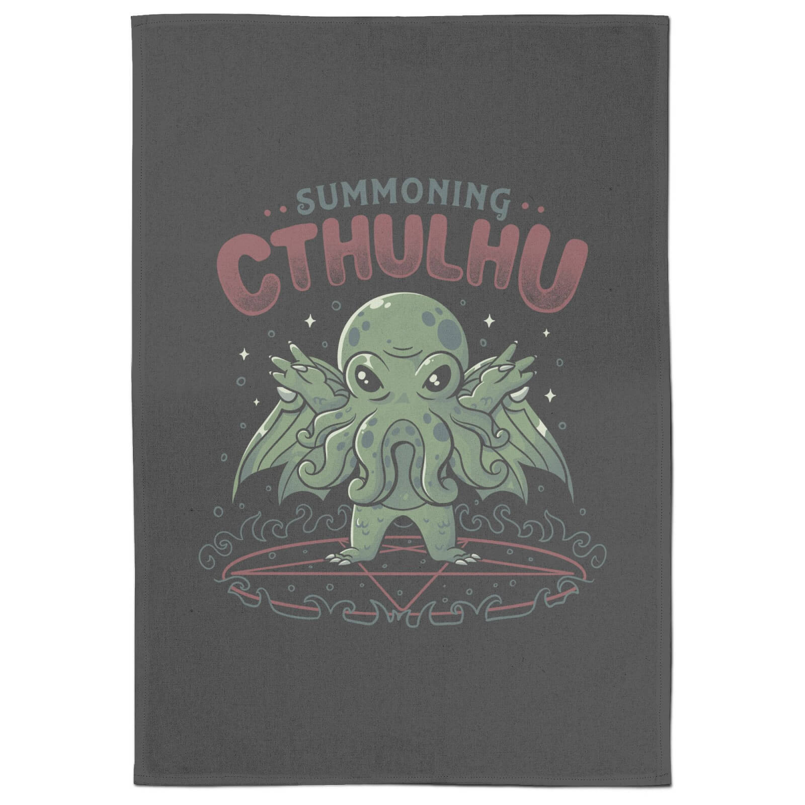 Summoning Cthulhu Tea Towel