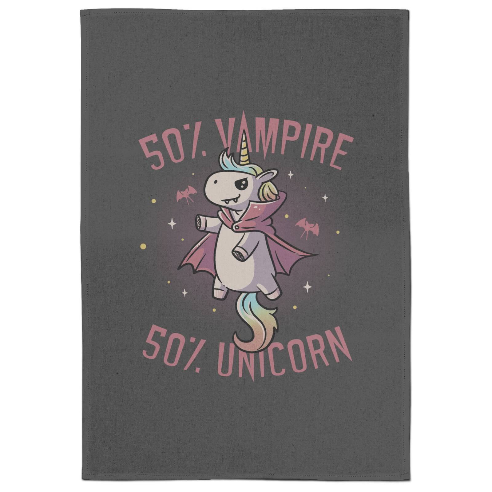 Vampire Unicorn Tea Towel