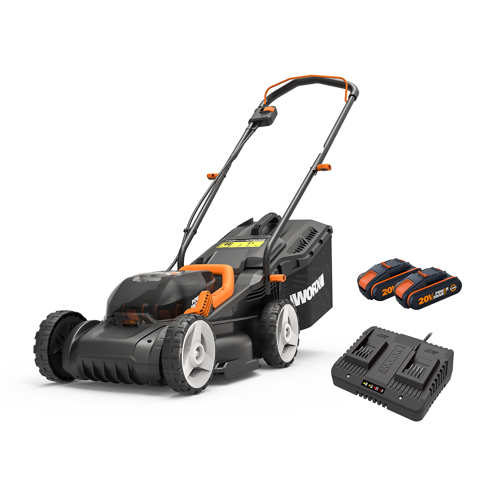 Photo of Worx Wg779e.2 40v Cordless Lawnmower 34cm With 2 2.0ah Batteries