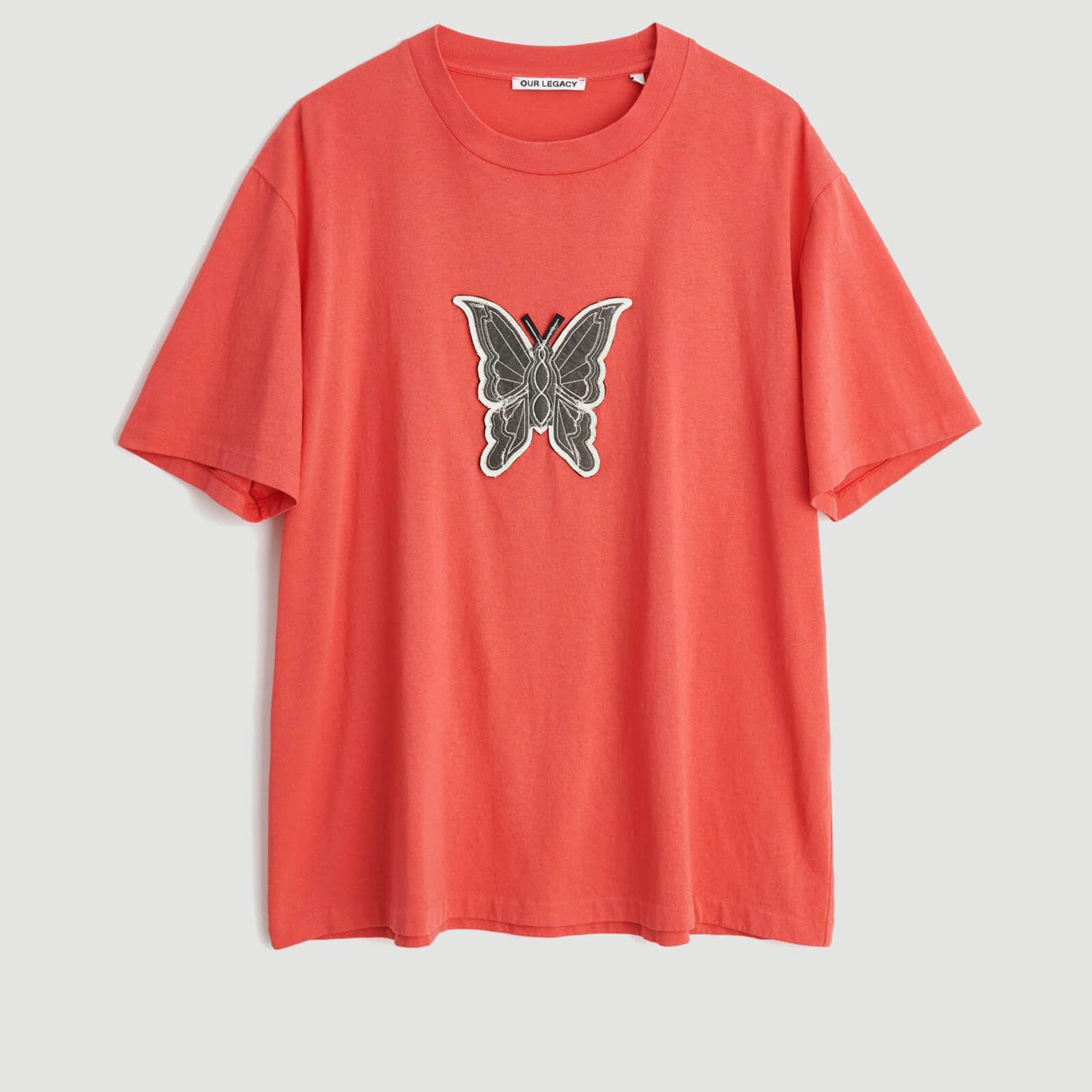 Our Legacy Men's Box T-Shirt - Raspberry Red Schmetterling - 48/M