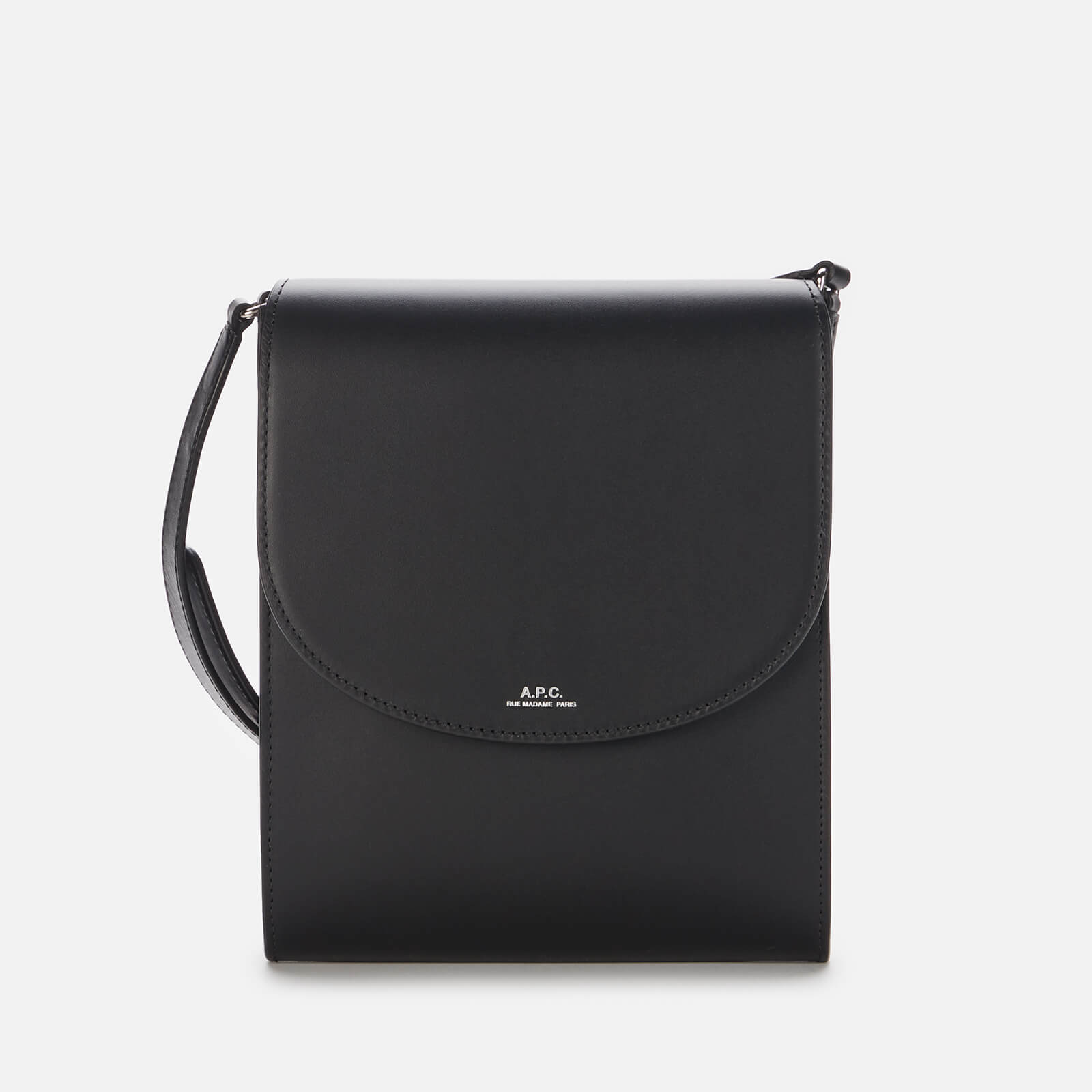 A.P.C. Men's Demi-Lune Shoulder Bag - Black