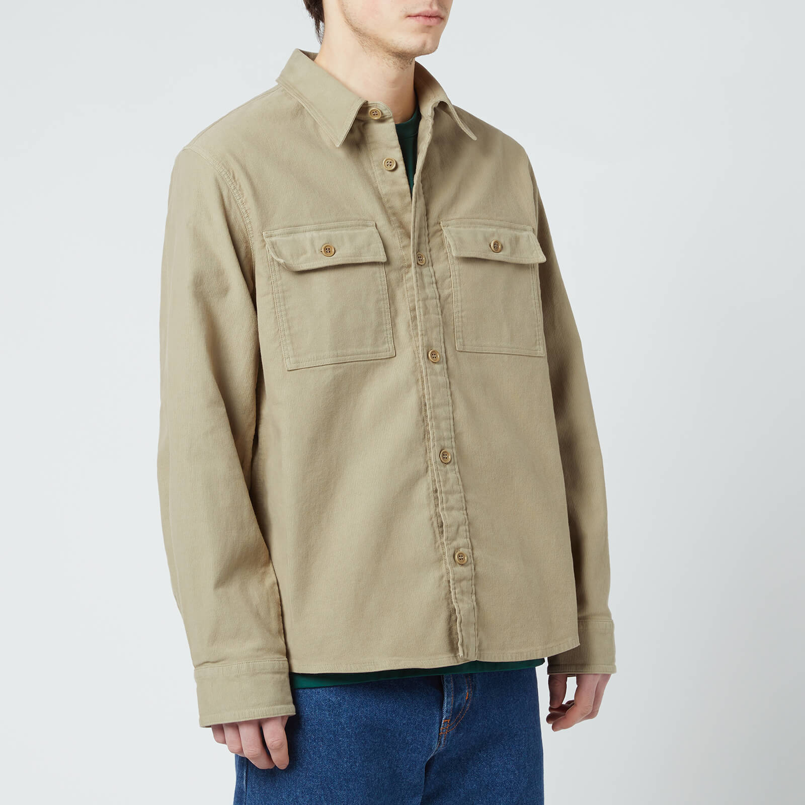 A.P.C. Men's Bastian Shirt - Camel - S