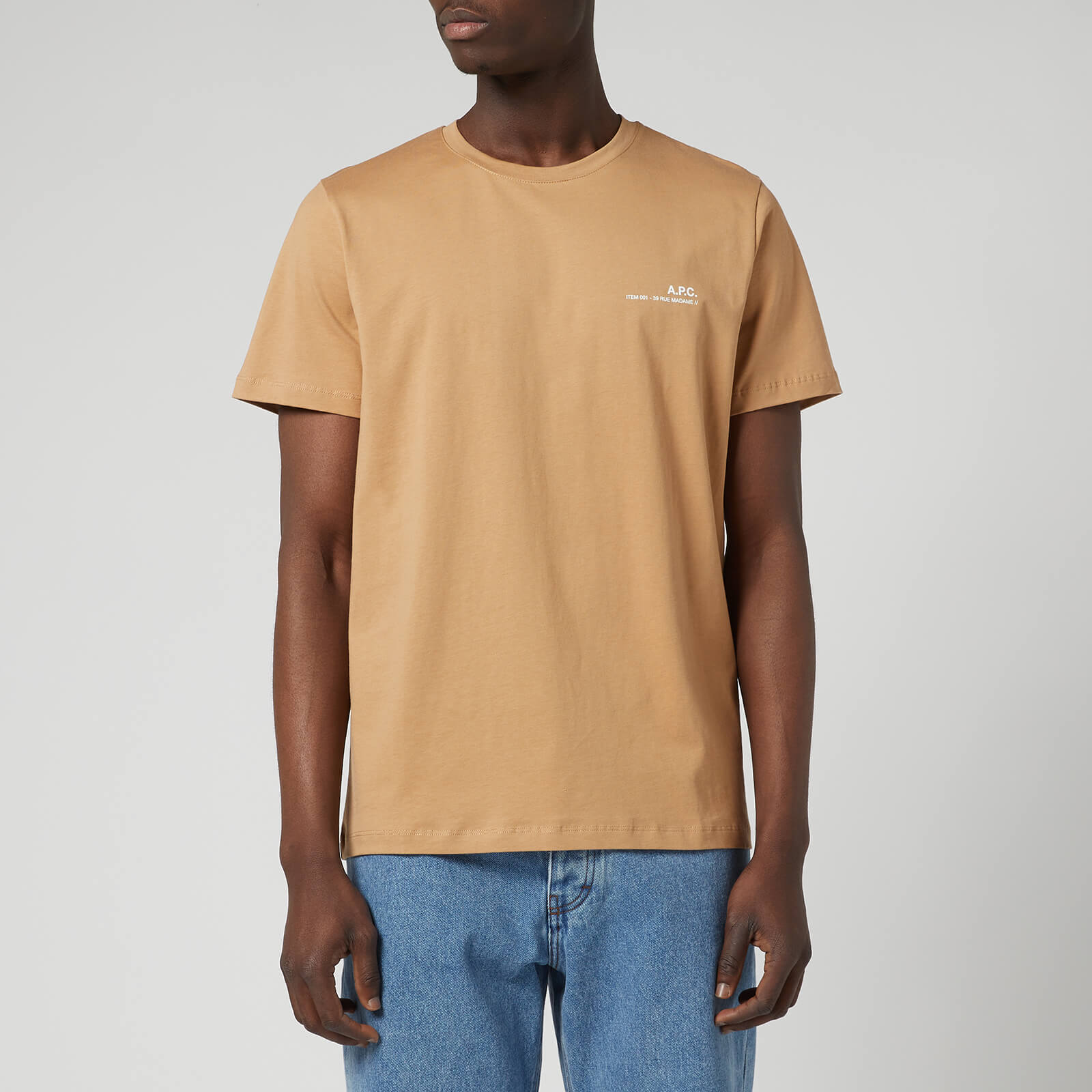 A.P.C. Men's Item T-Shirt - Beige - S