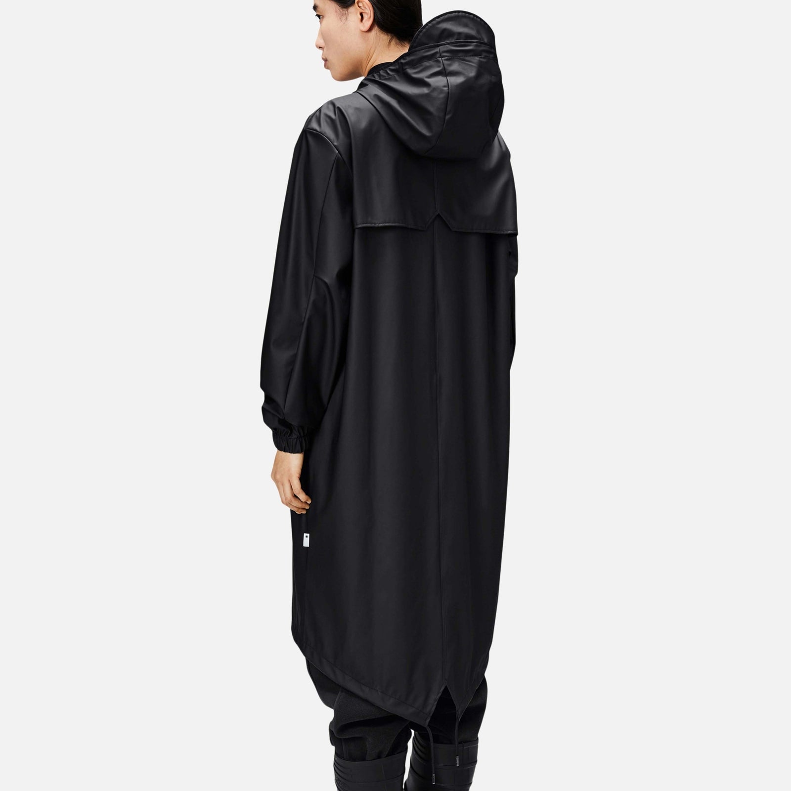 Rains Unisex Matte-Shell Fishtail Parka - Xs