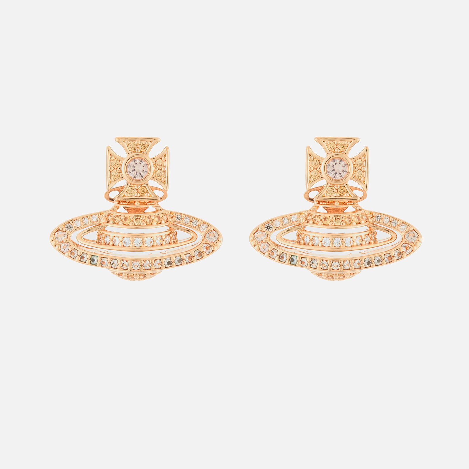 Vivienne Westwood Women's Hermine Bas Relief Earrings - Pink/White