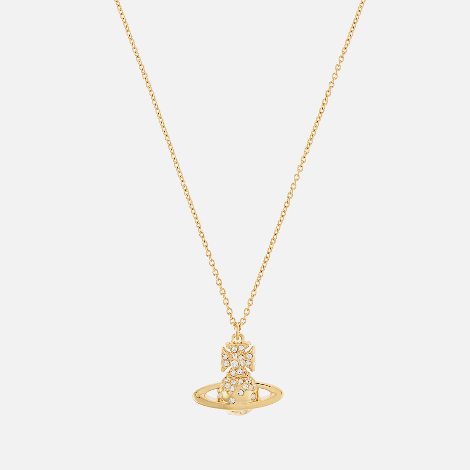 Vivienne Westwood Women's Porfiro Bas Relief Pendant - Gold/Crystal