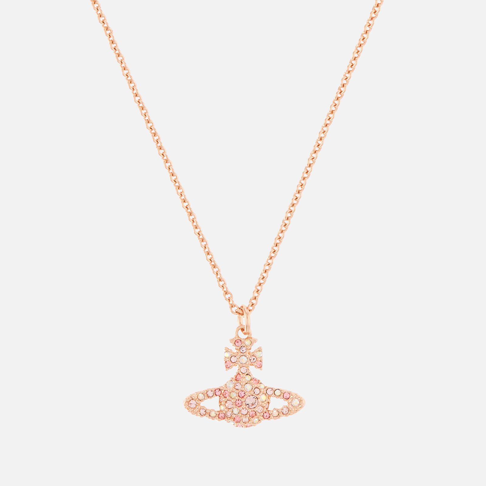 Vivienne Westwood Women's Grace Bas Relief Pendant - Pink Gold Rose