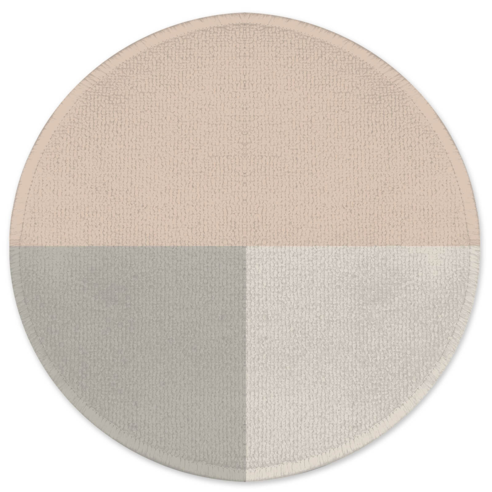Decorsome Division Round Bath Mat