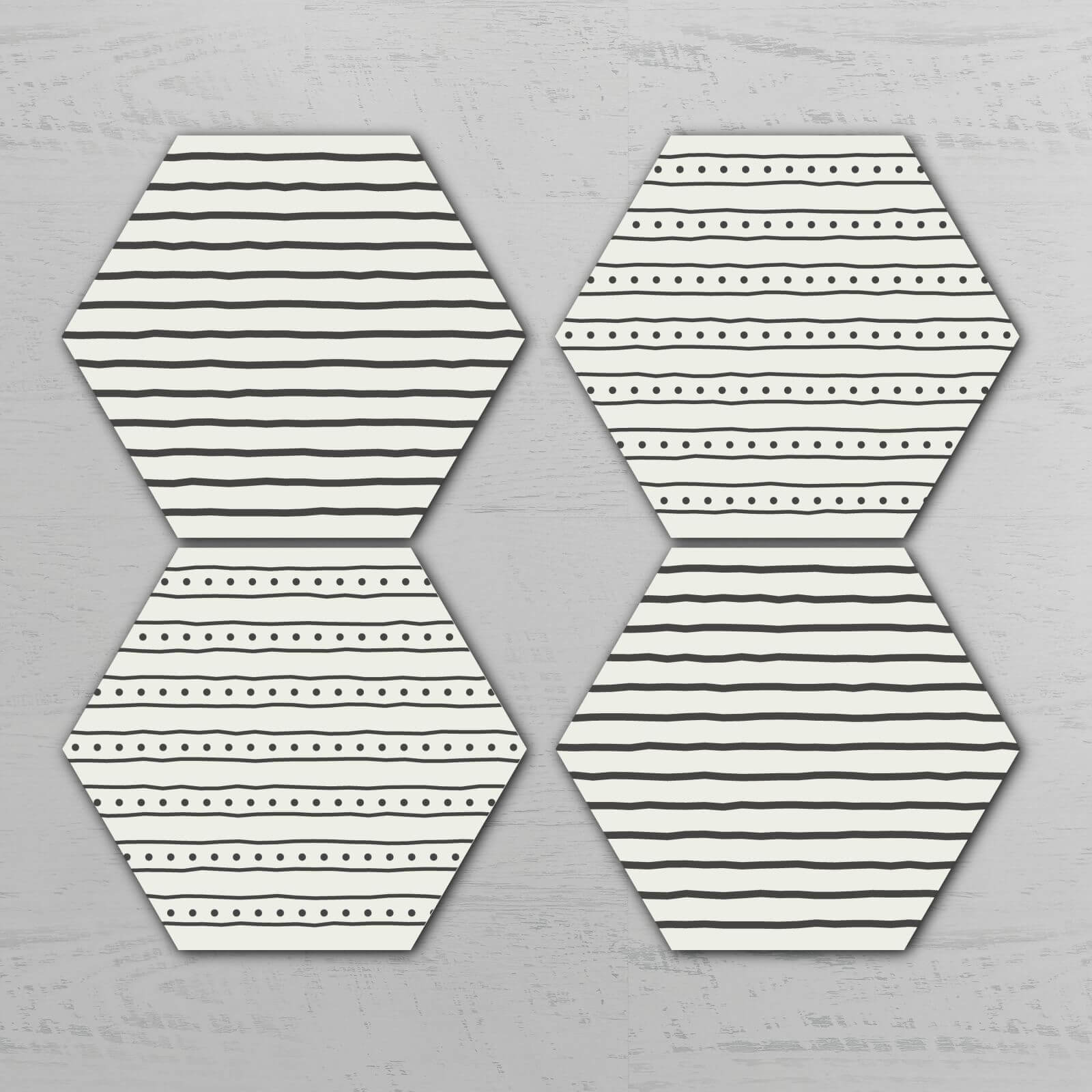 Runar Hexagonal Coaster Set