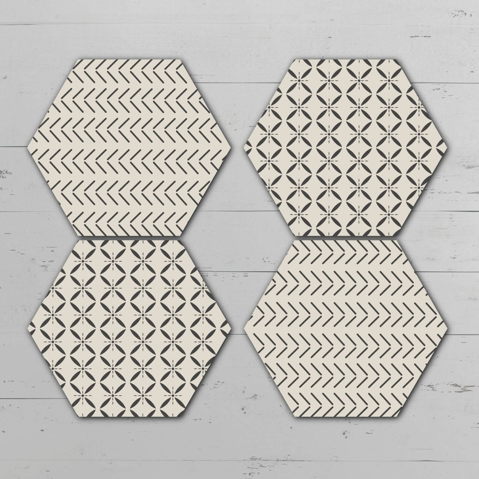 Gandir Hexagonal Coaster Set