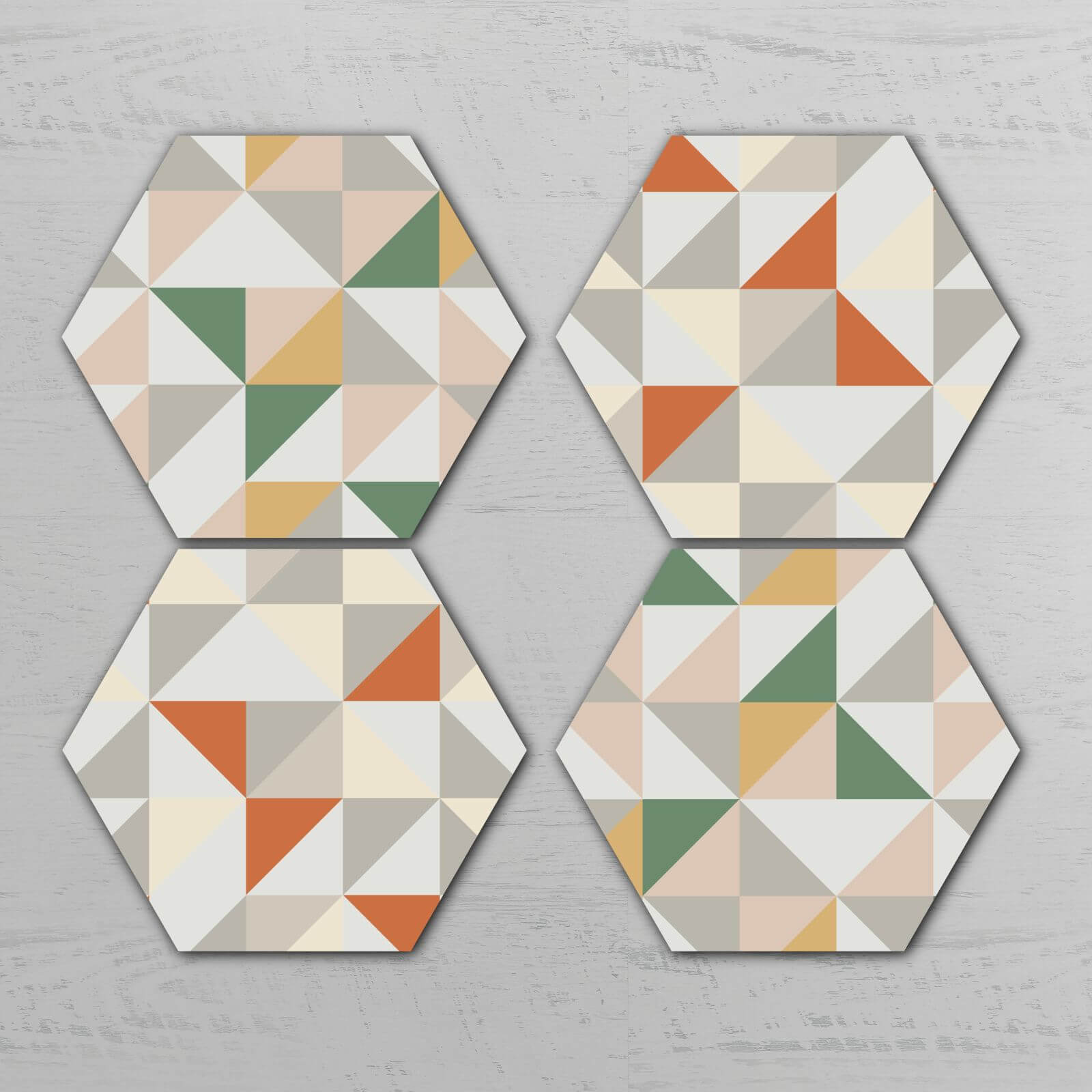 Skont Hexagonal Coaster Set