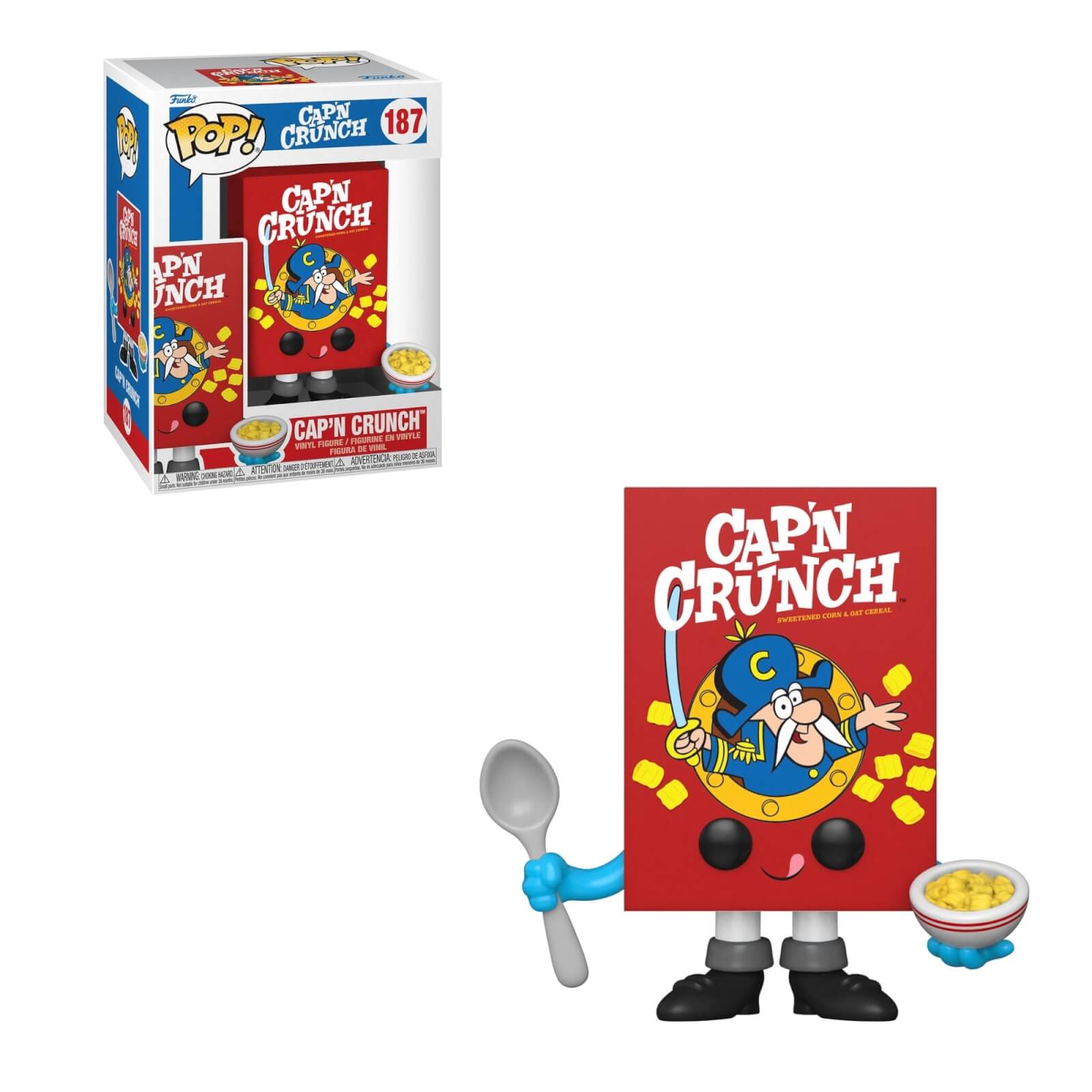 Cap'N Crunch Cereal Box Funko Pop! Vinyl