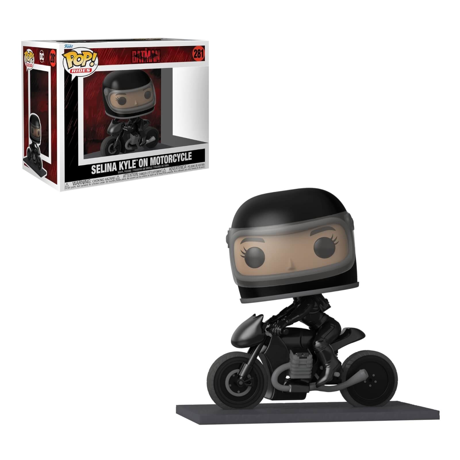 DC Comics The Batman Selina Kyle on Motorcycle Funko Pop! Ride