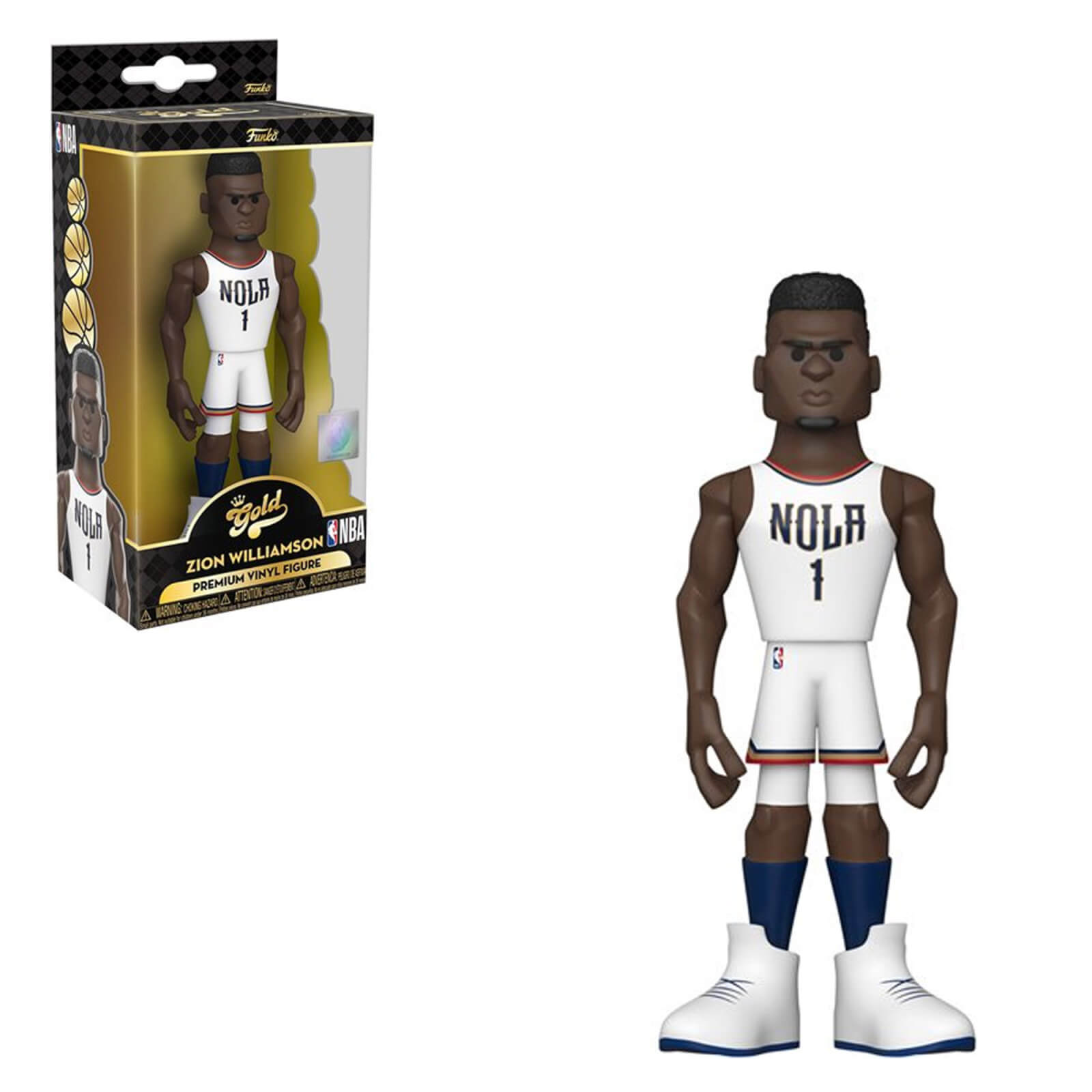 NBA New Orleans Pelicans Zion Williamson Vinyl Gold
