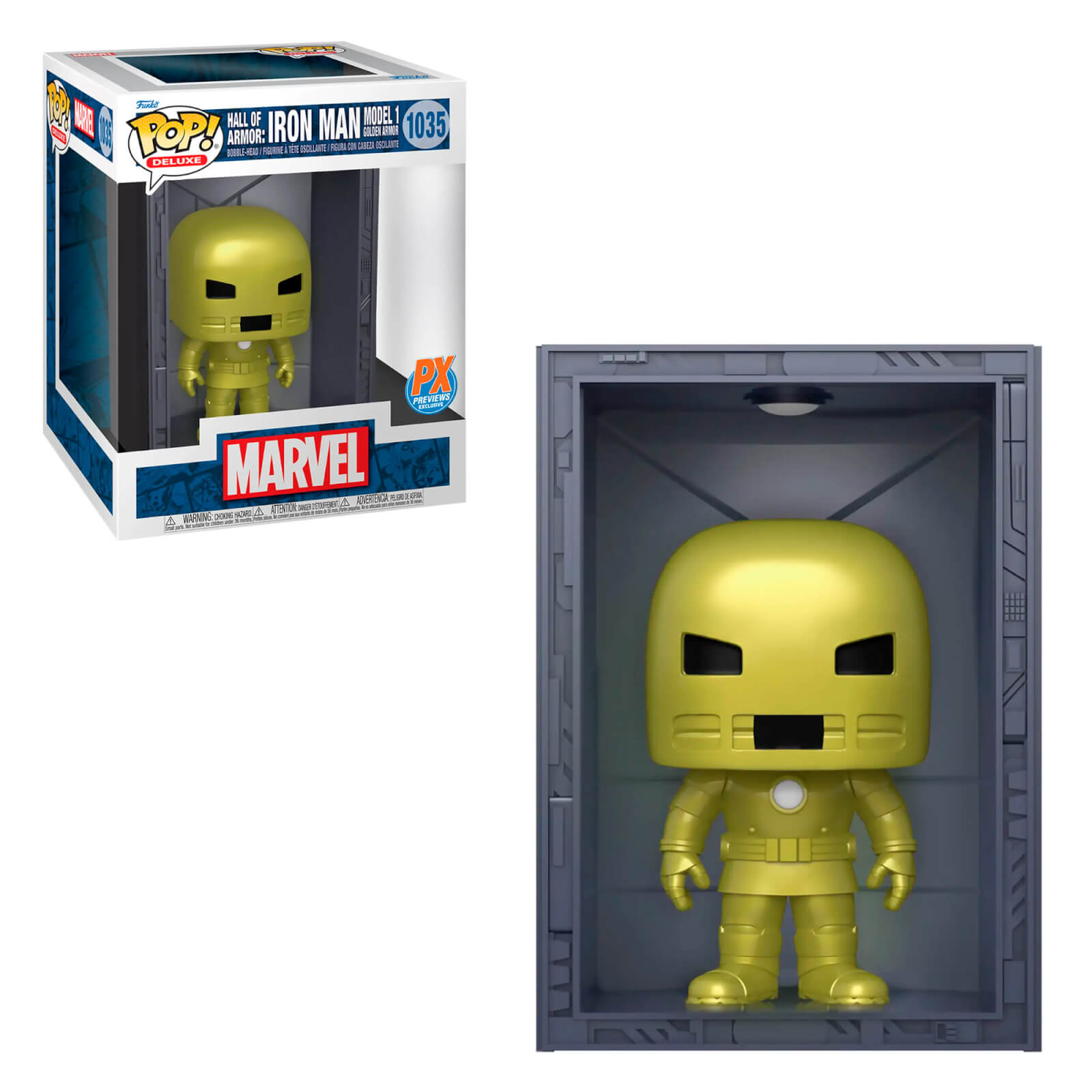 Px Previews Marvel Hall Of Armor Iron Man Mark 1 Exc Funko Pop! Vinyl