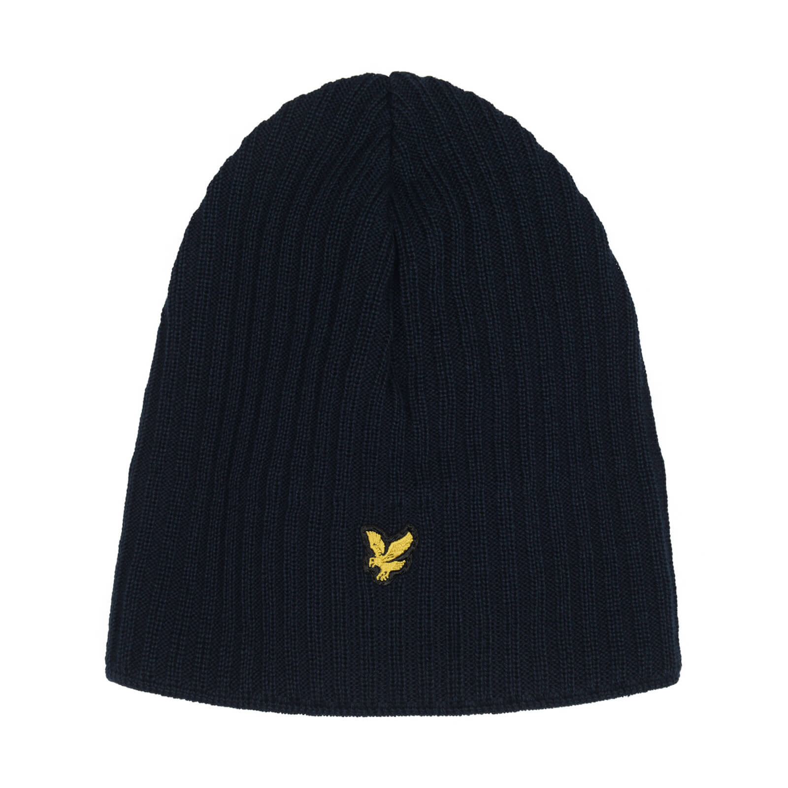 

Knitted Ribbed Beanie - Dark Navy - One Size