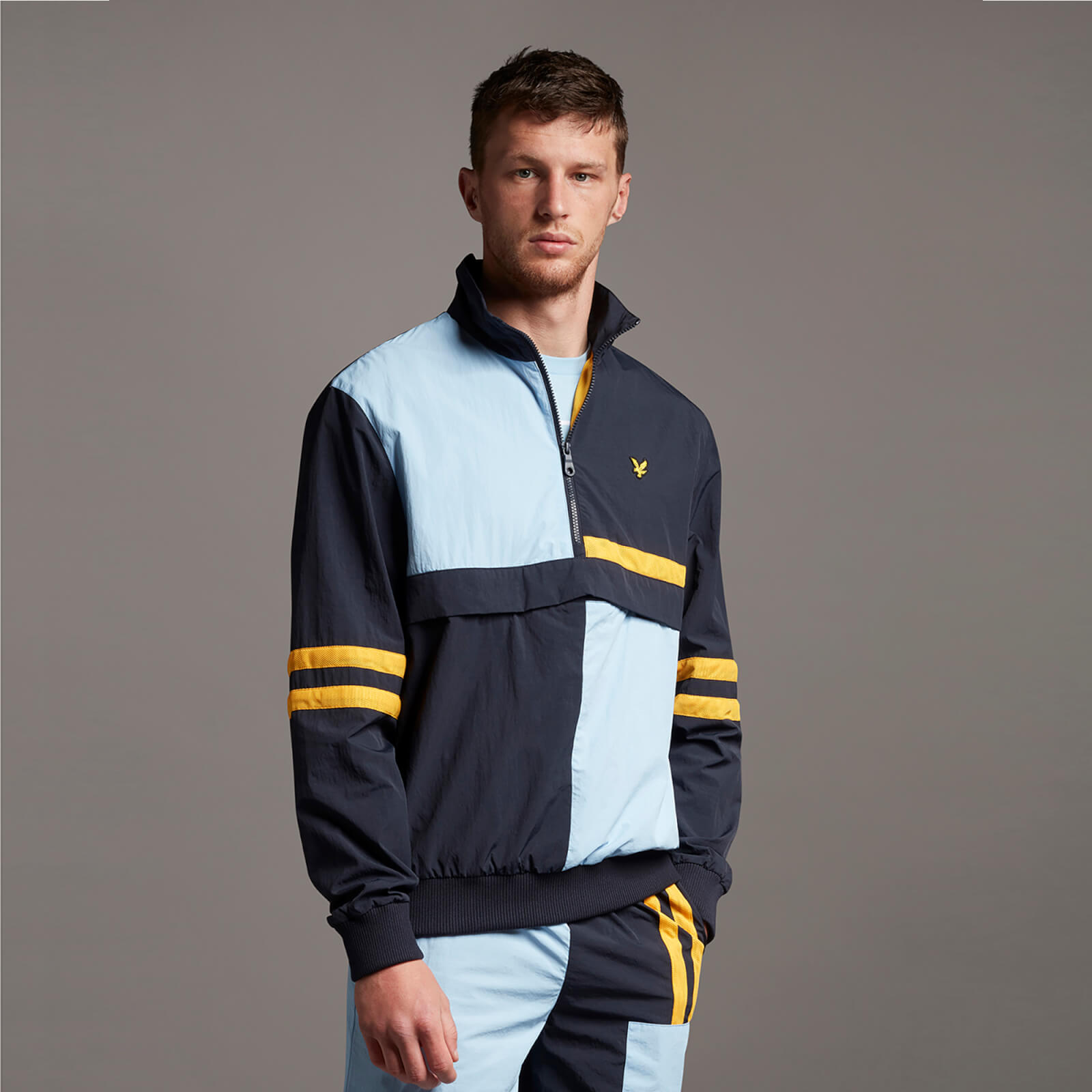 

Colour Block Track Jacket - Fresh Blue - S