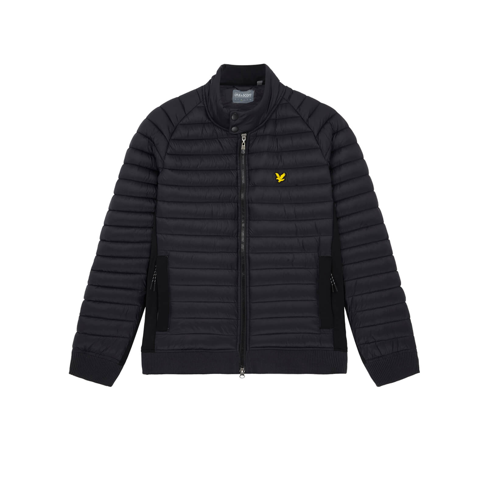 

Side & Back Stretch Quilted Jacket - True Black - M