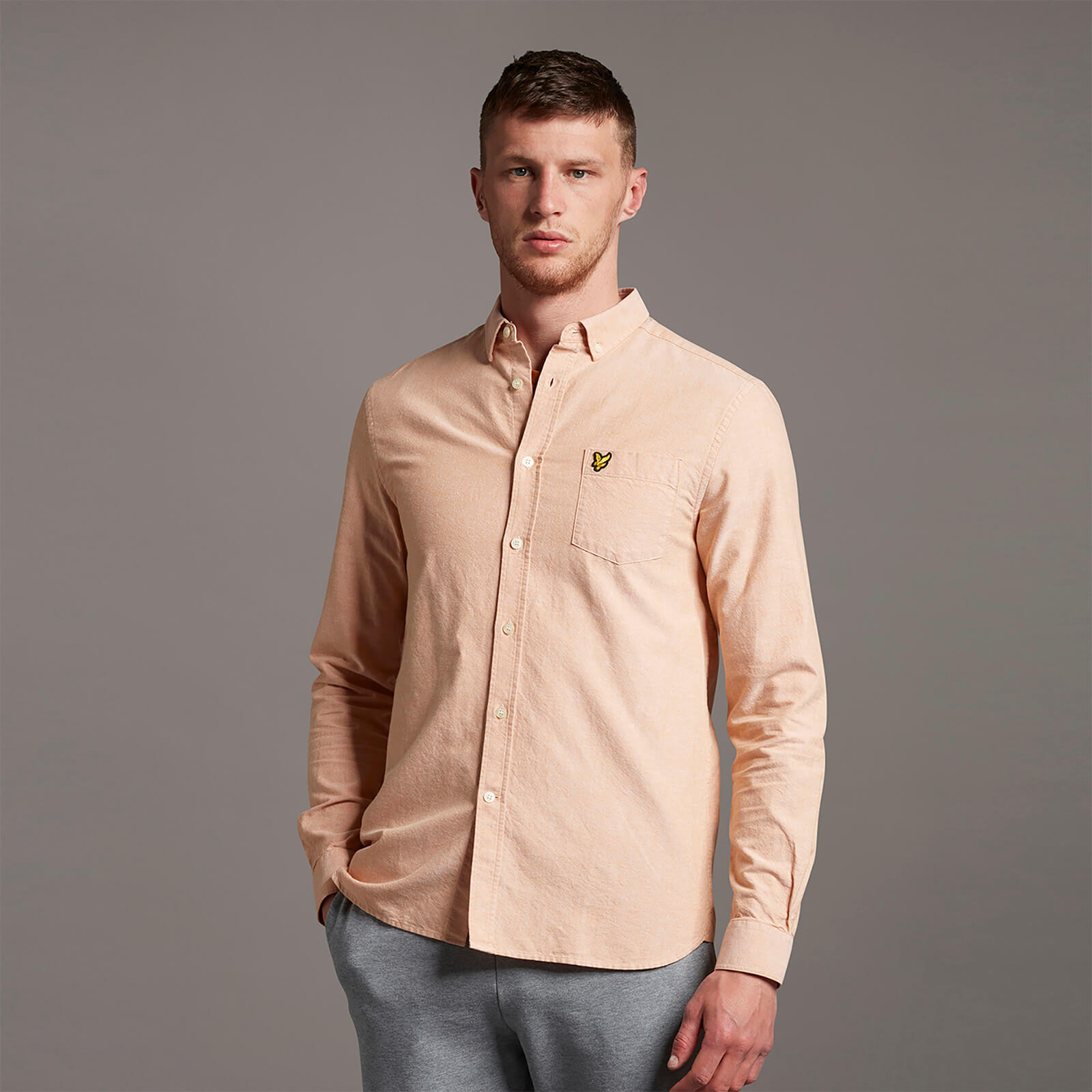 

Regular Fit Light Weight Oxford Shirt - Sunflower/ White - M