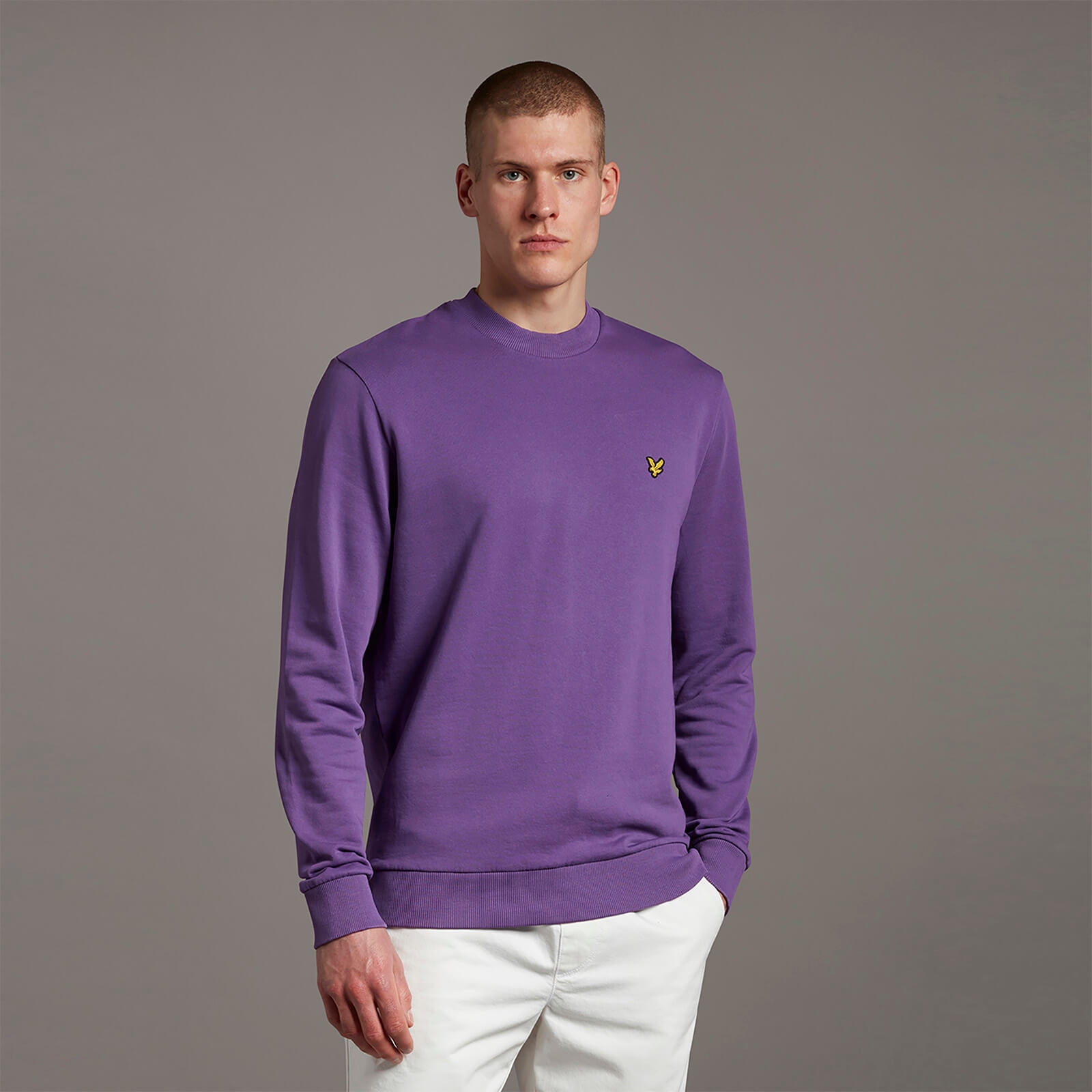 

Washed Crew Neck Sweatshirt - Amethyst - S