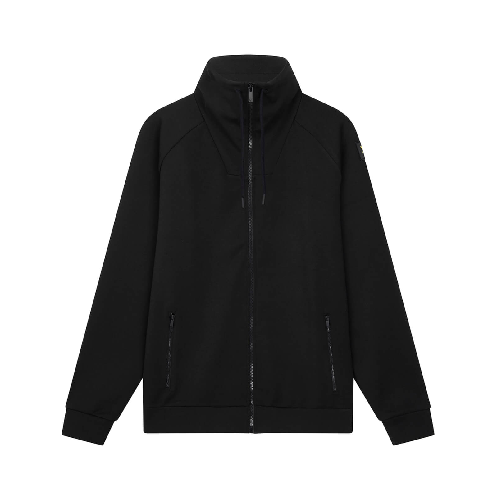 

Casuals High Neck Zip Through - Jet Black - L