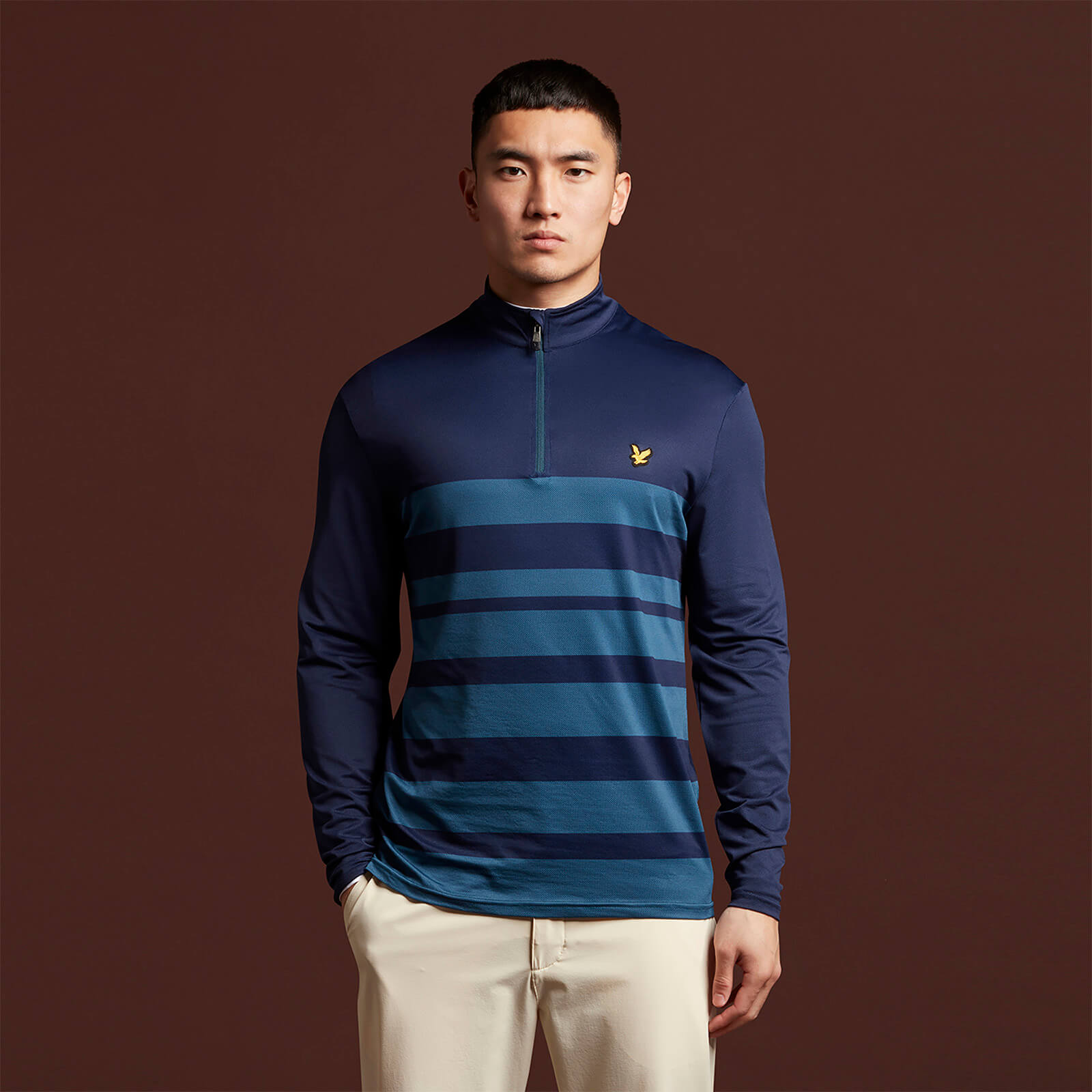 

Lightweight Wide Stripe Midlayer - Navy - XXL