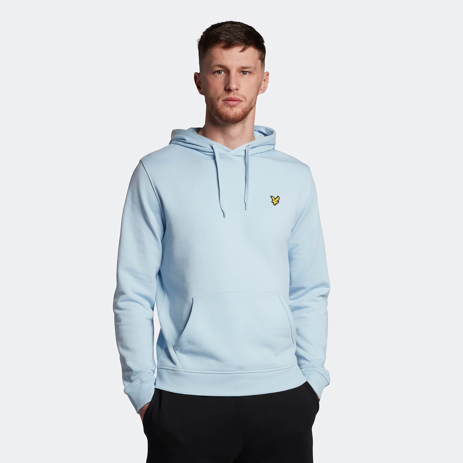 

Men's Pullover Hoodie - Light Blue - XL