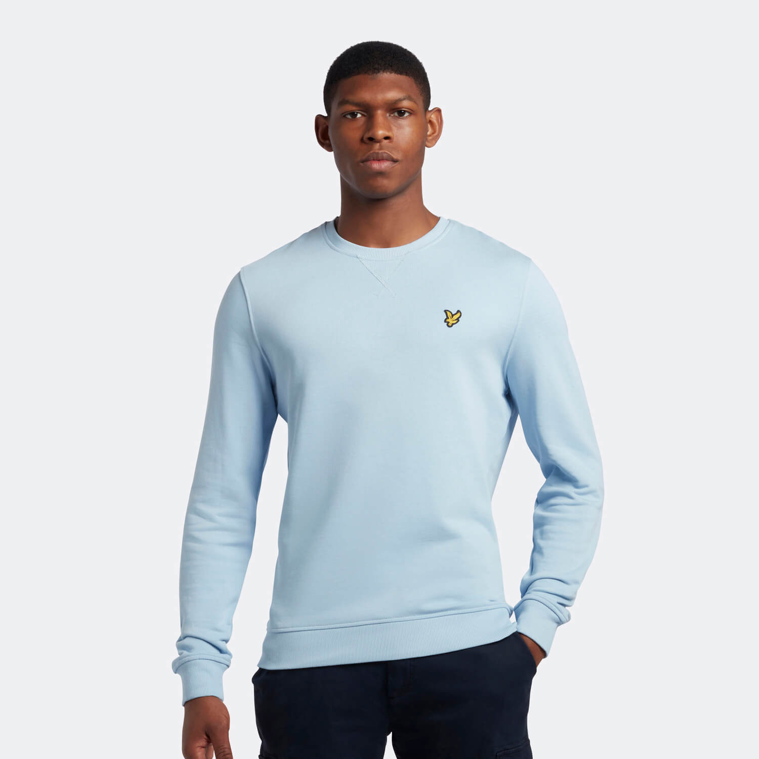 

Men's Crew Neck Sweatshirt - Light Blue - XL