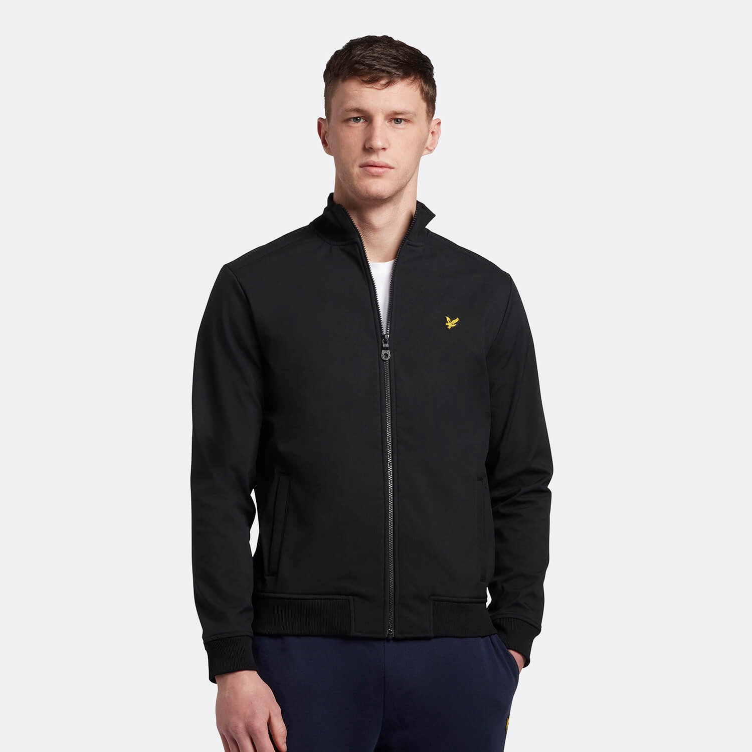

Men's Softshell Funnel Neck - Jet Black - L