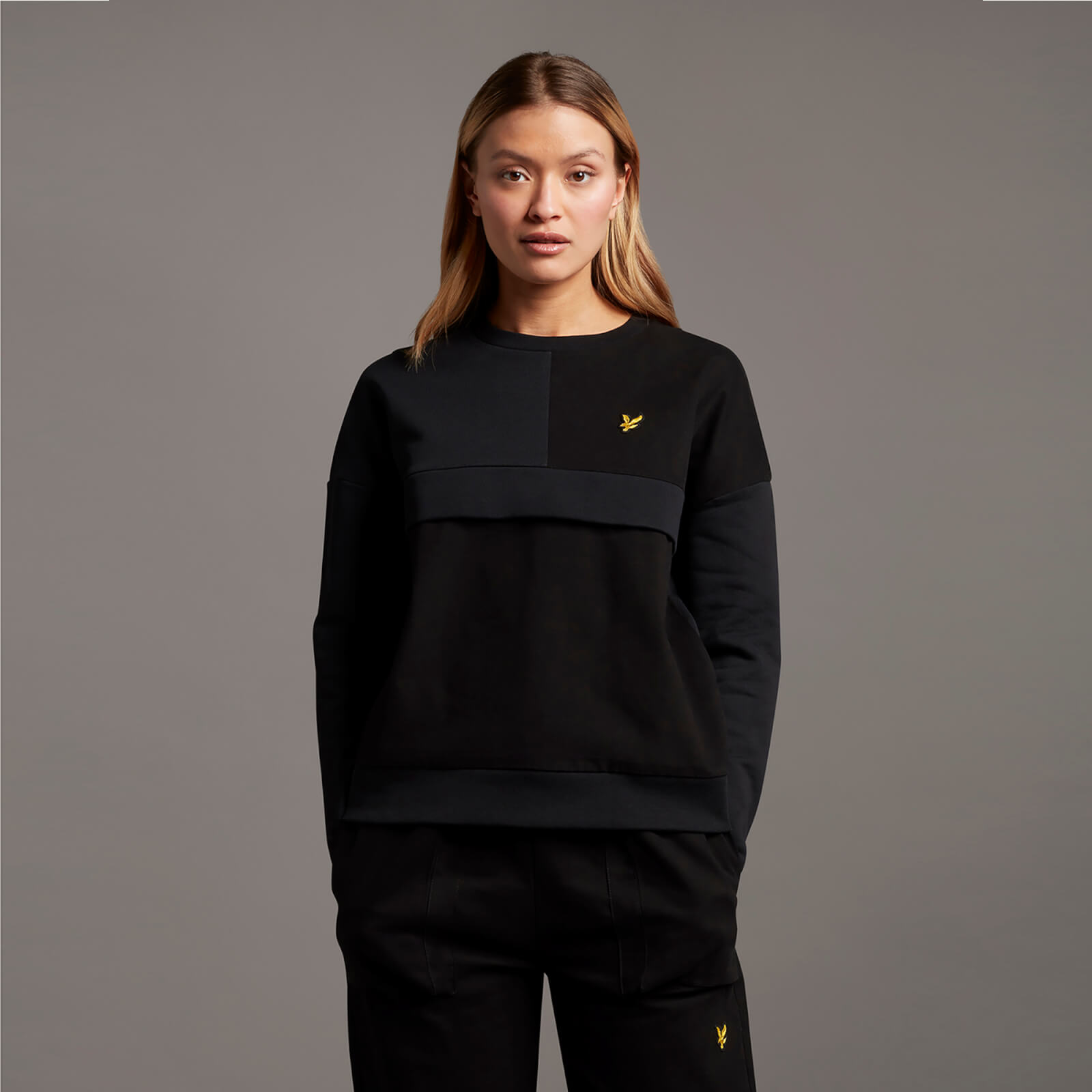 

Canvas Mix Sweatshirt - Jet Black - L