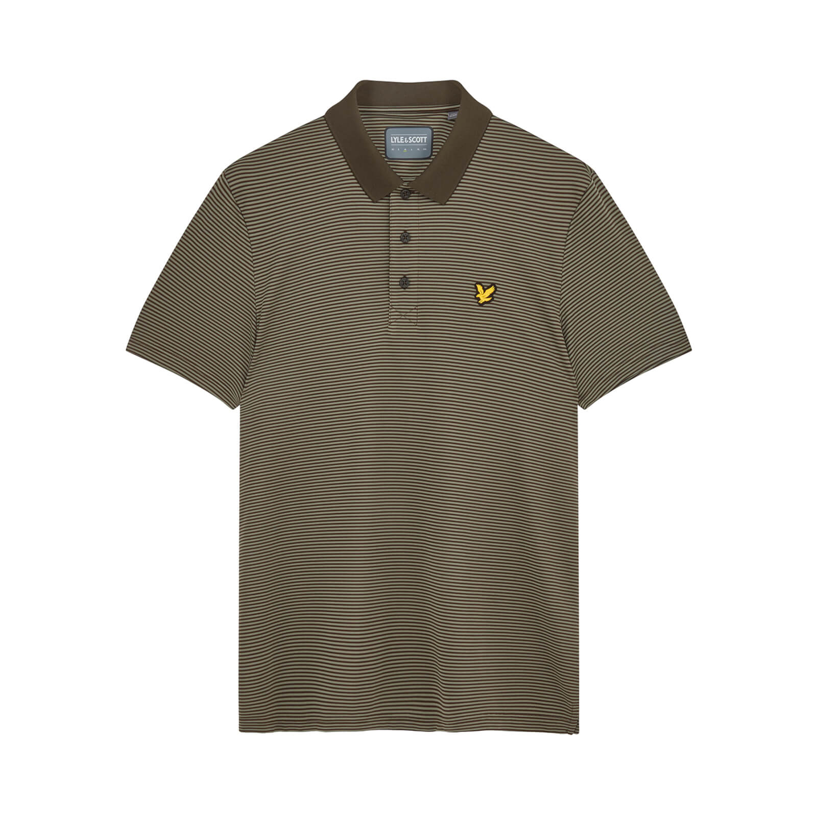 

Men's Golf Microstripe Polo - Deep Spruce - S