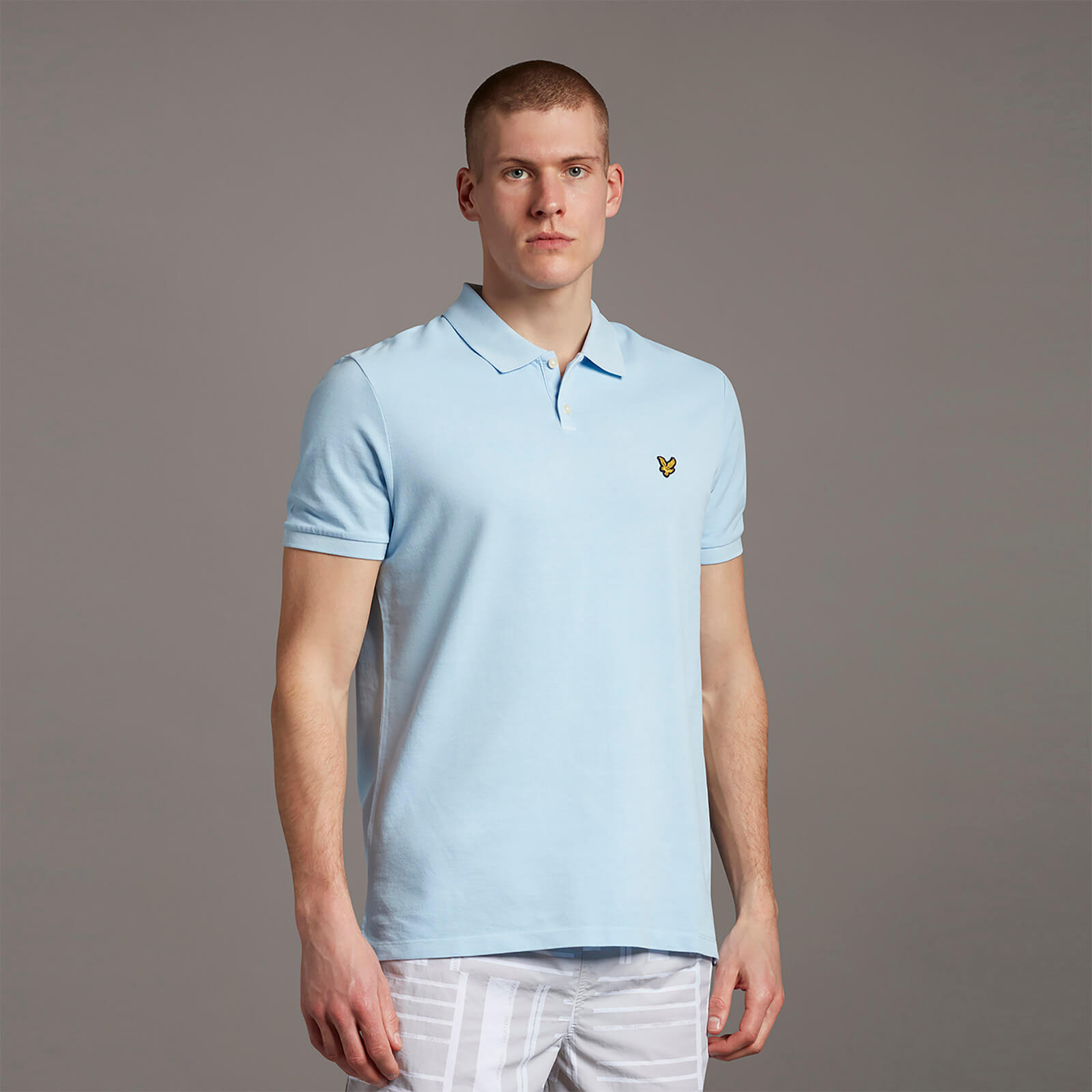 

Washed Out Polo Shirt - Fresh Blue - S