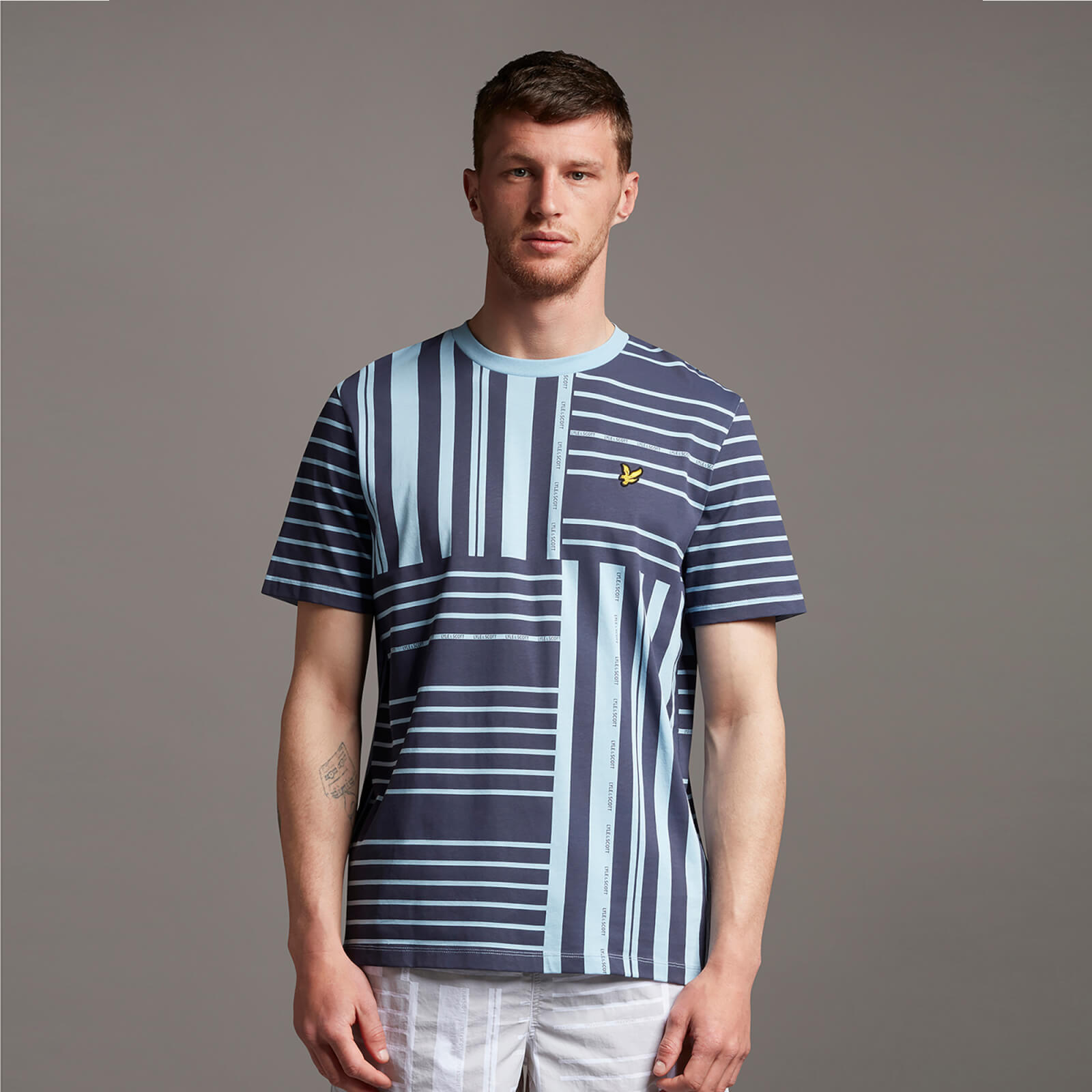 

Glitch Print T-Shirt - Fresh Blue - XS