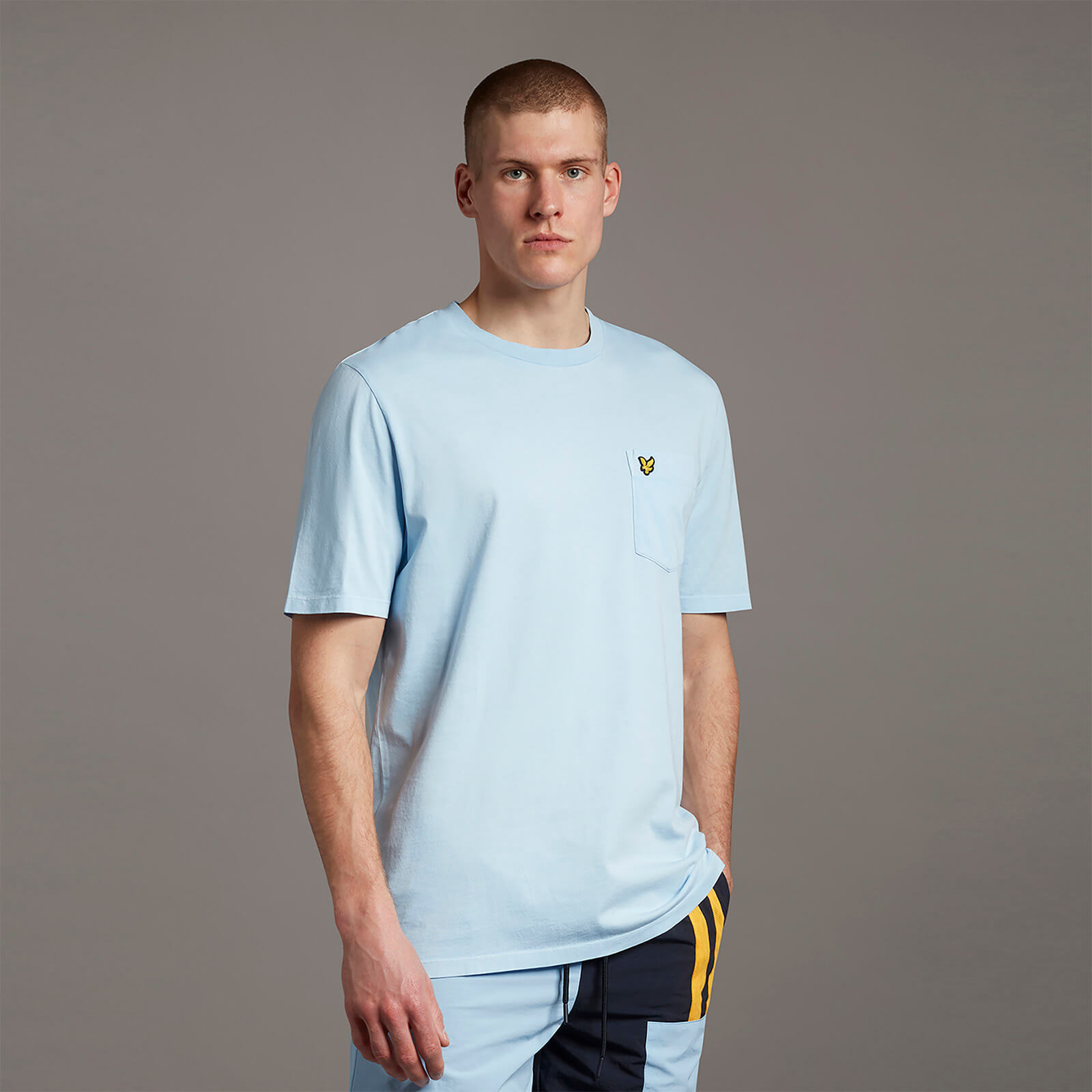 

Washed Relaxed Pocket T-Shirt - Fresh Blue - M