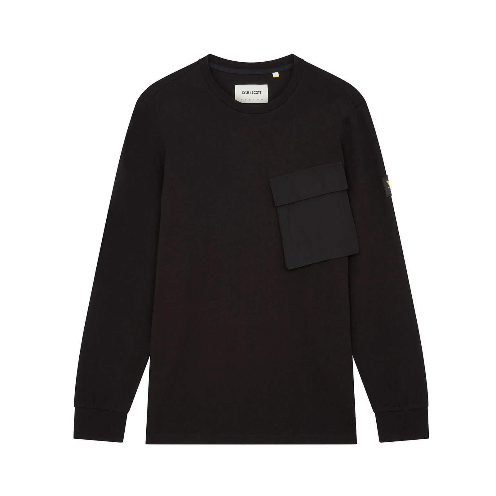 

Casuals Pocket L/S T-shirt - Jet Black - L