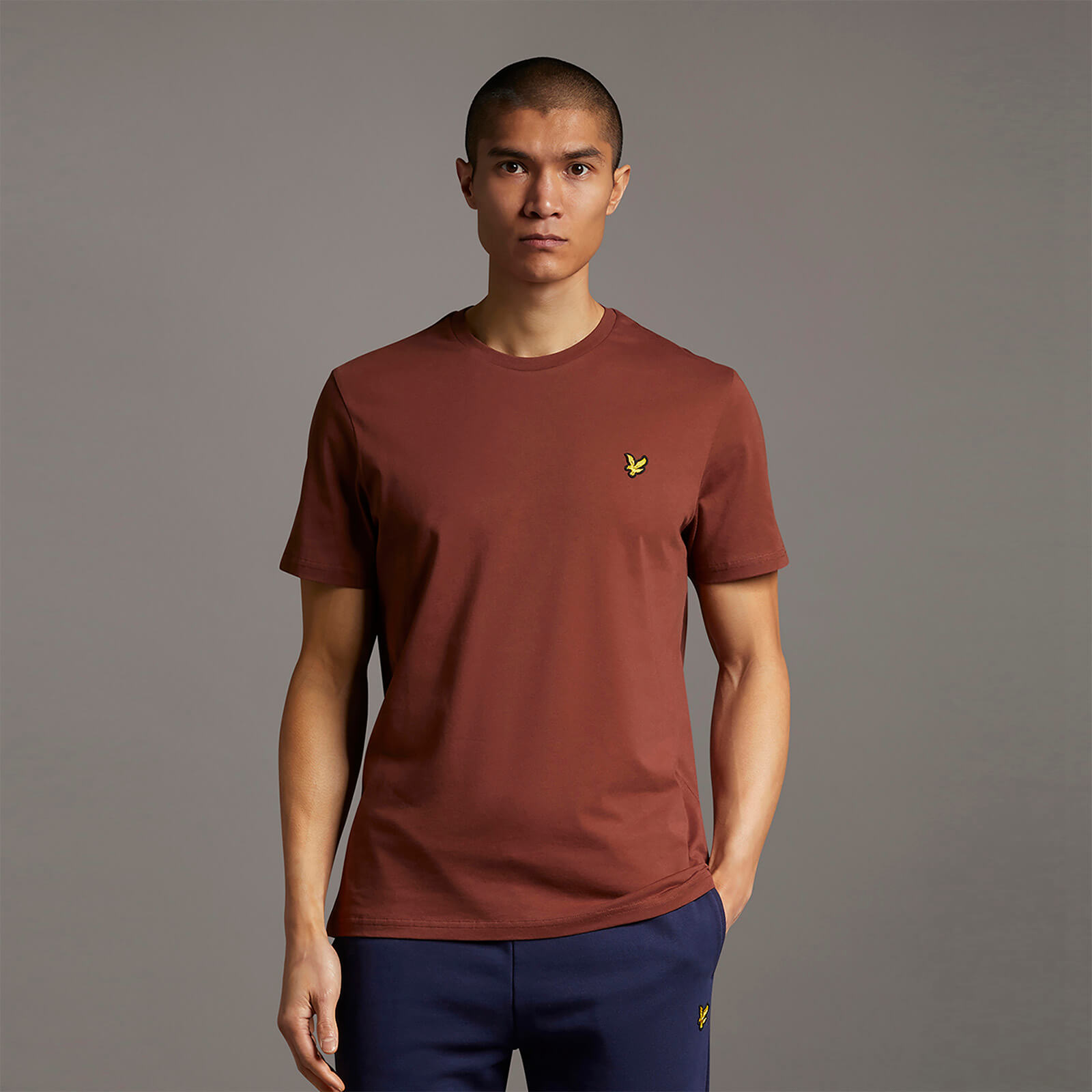 

Plain T-Shirt - Rust - M