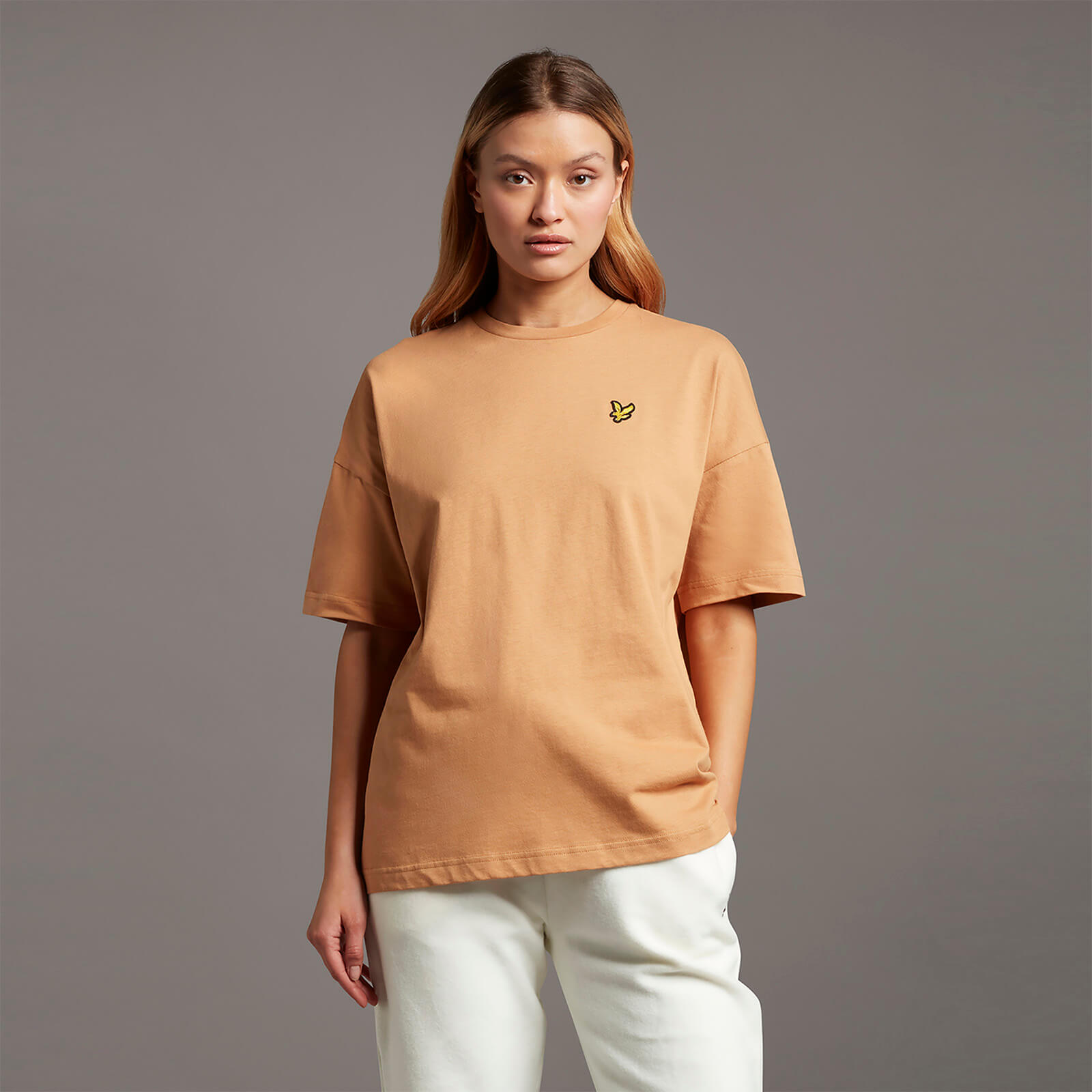 Oversized T-shirt - Tan - L