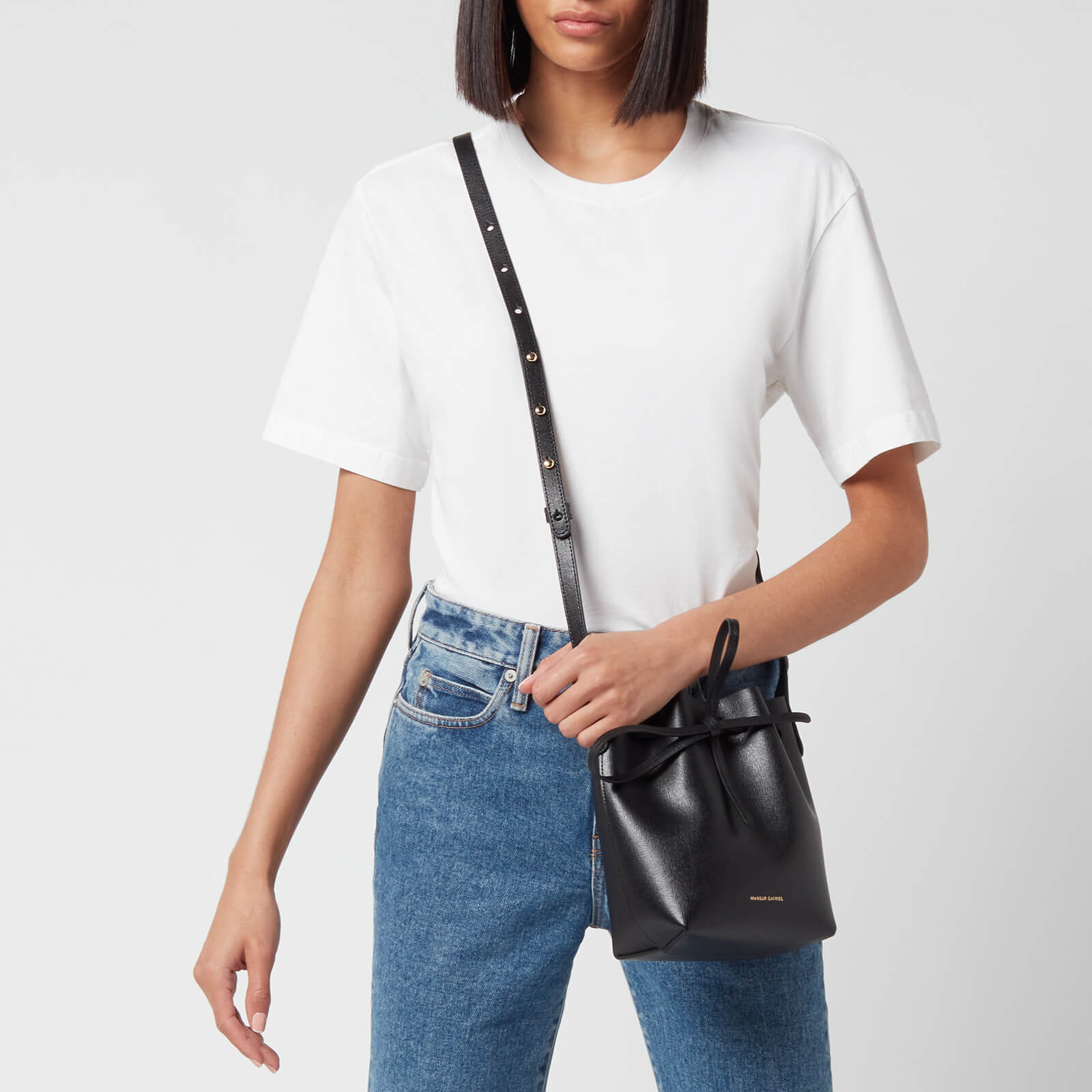 MANSUR GAVRIEL MINI MINI BUCKET BAG | Women's | OS | Beige