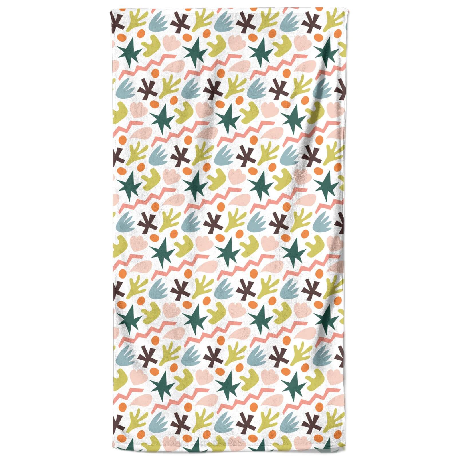 Retro Tropical Beach Towel