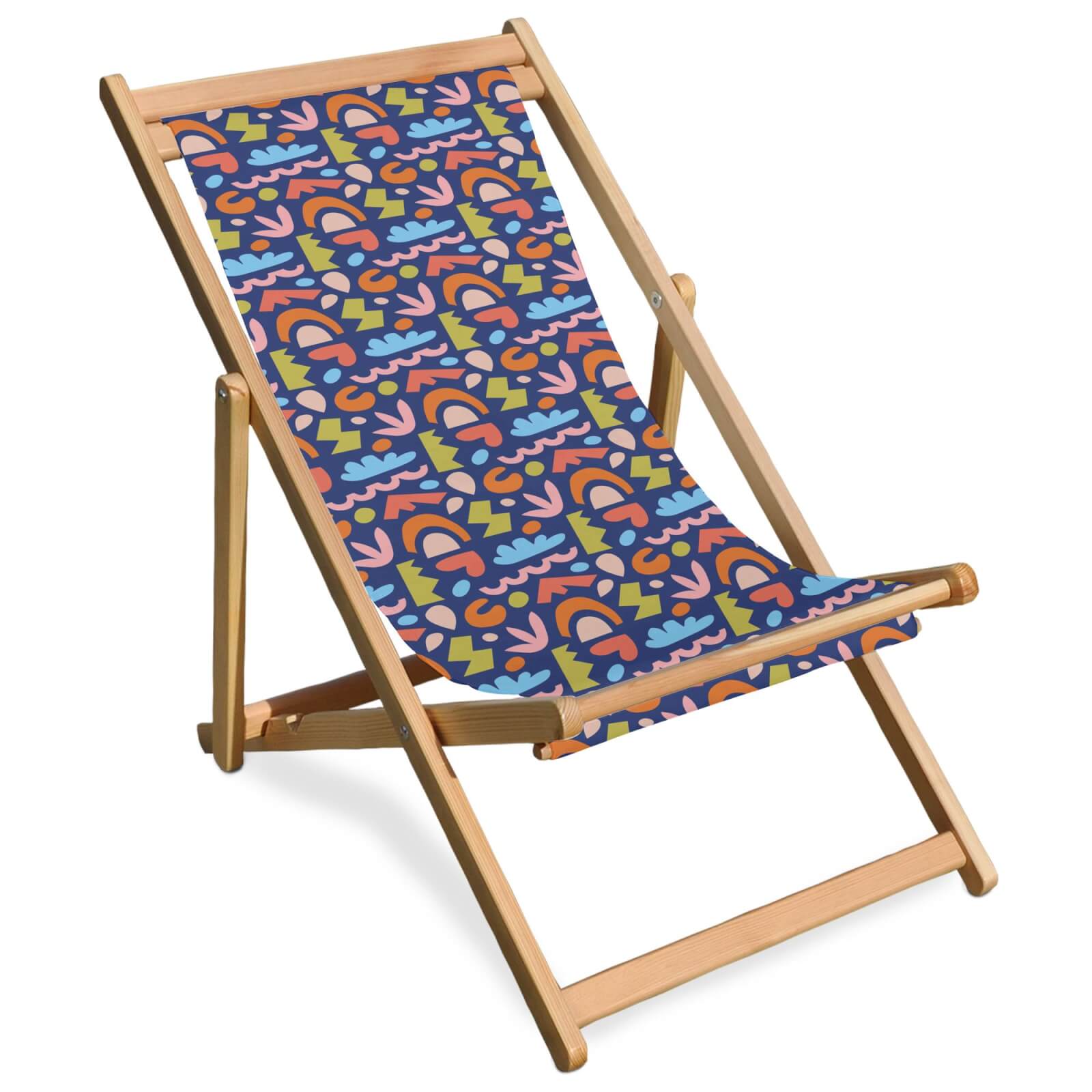 Lost In Colours Deck Chair - Full Deck Chair