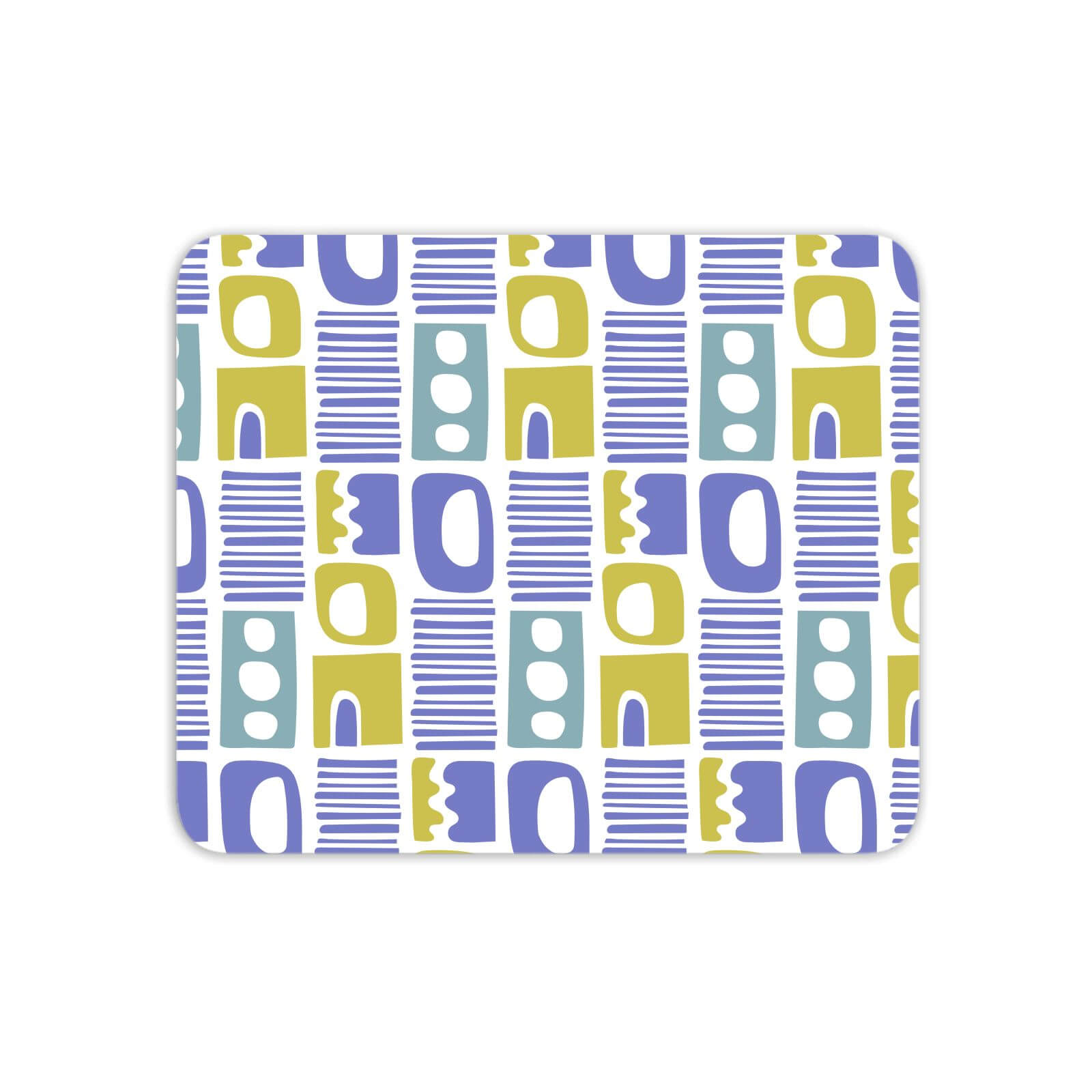 Retro Blocked Mouse Mat