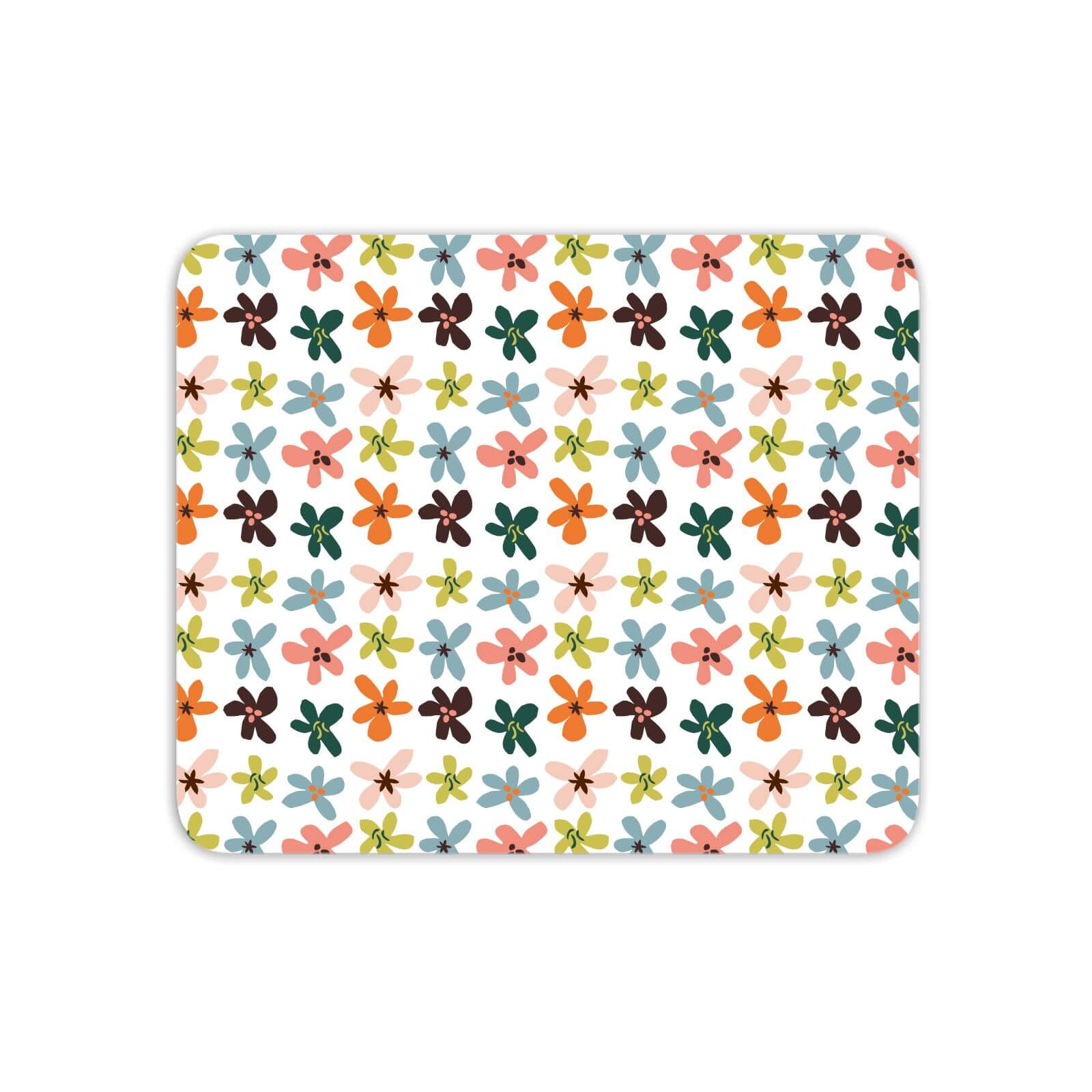 Blotch Flowers Mouse Mat