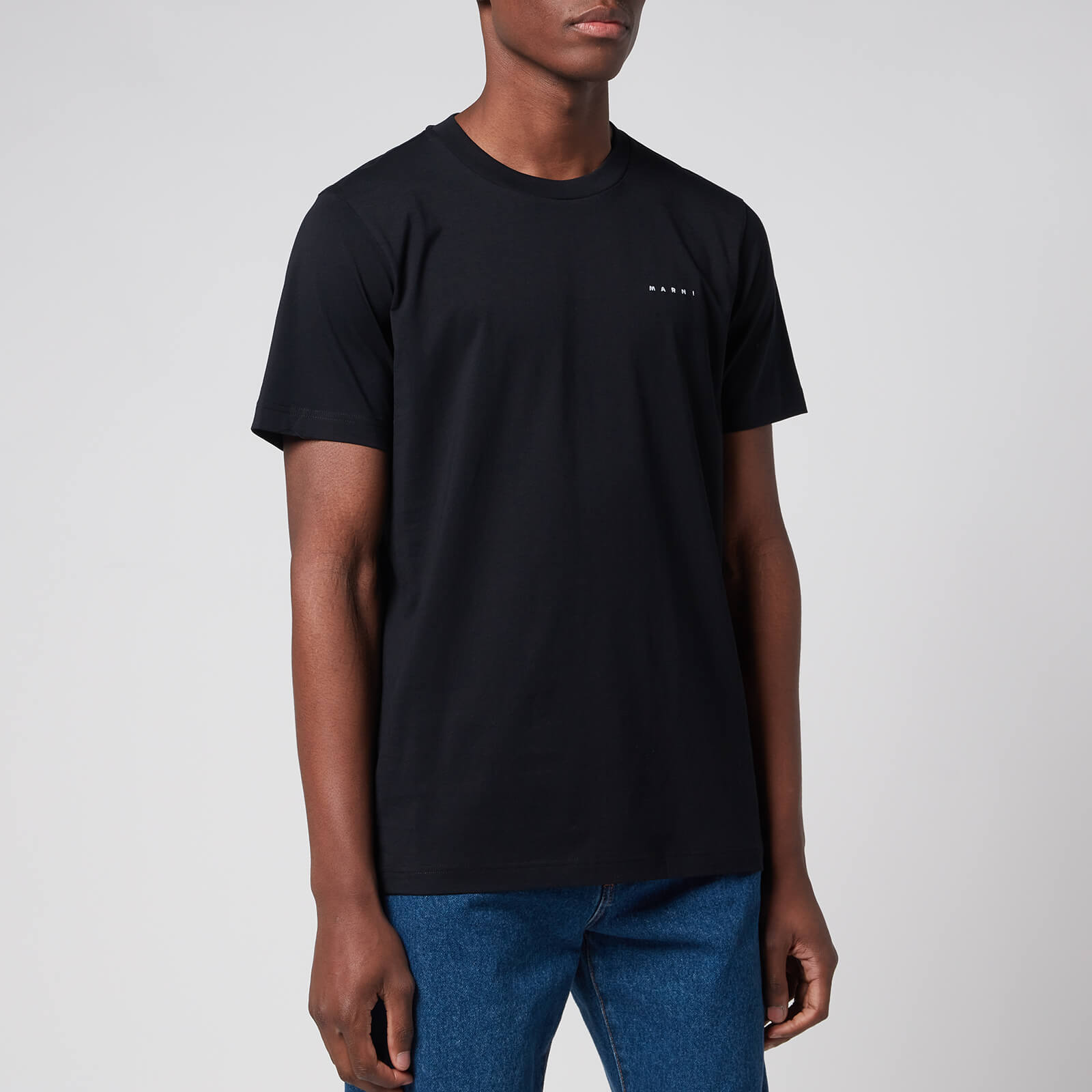 Marni Men's Basic Crewneck T-Shirt - Black - 46/S