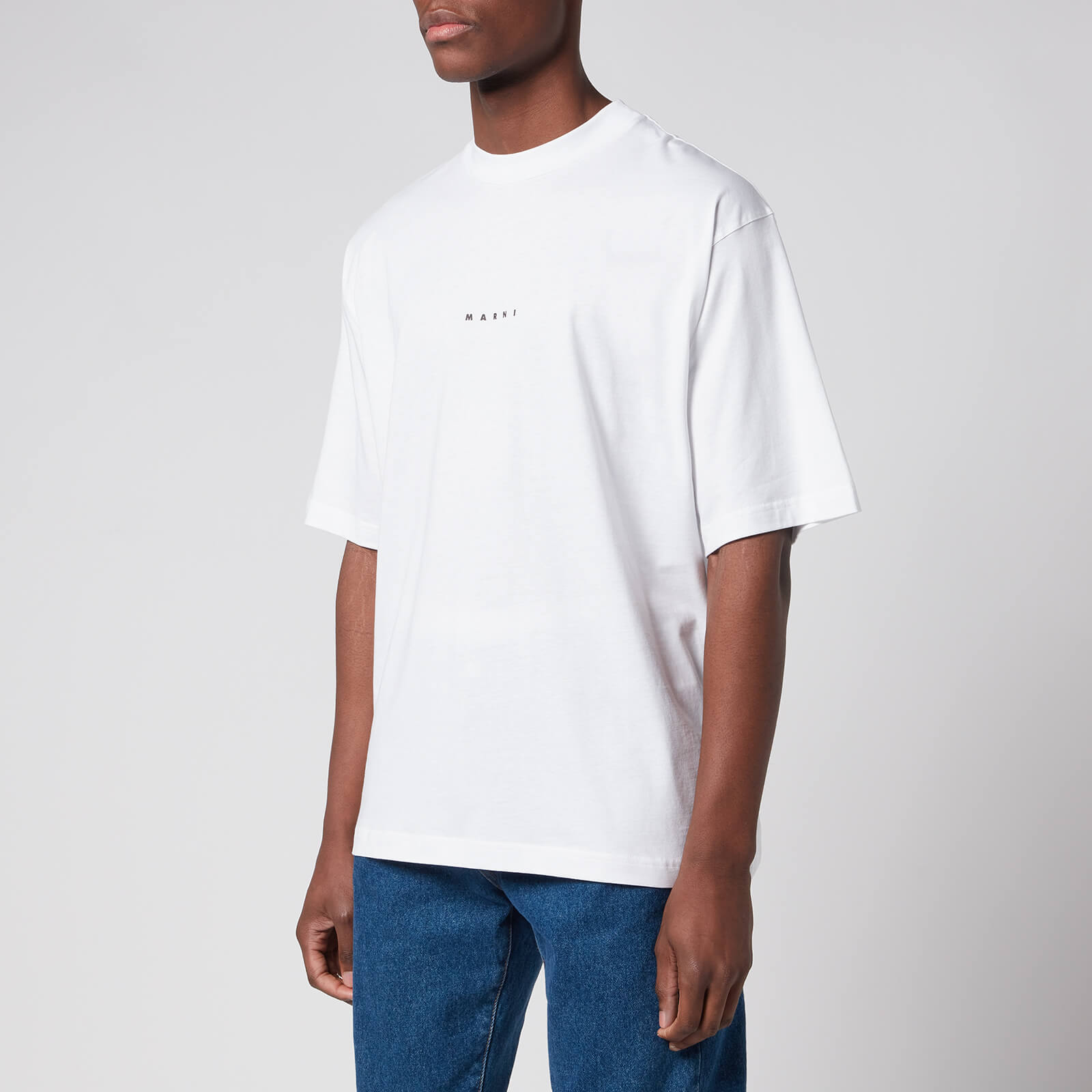 Marni Men's Centre Logo T-Shirt - Lily White - 48/M