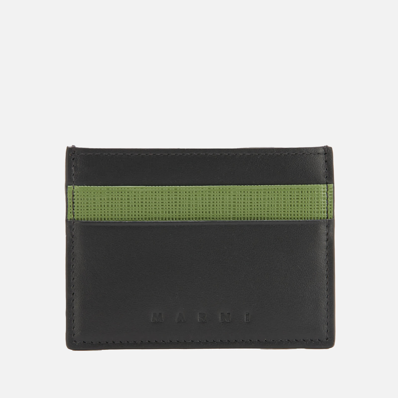Marni Men's Credit Card Holder - Tea Green/Black
