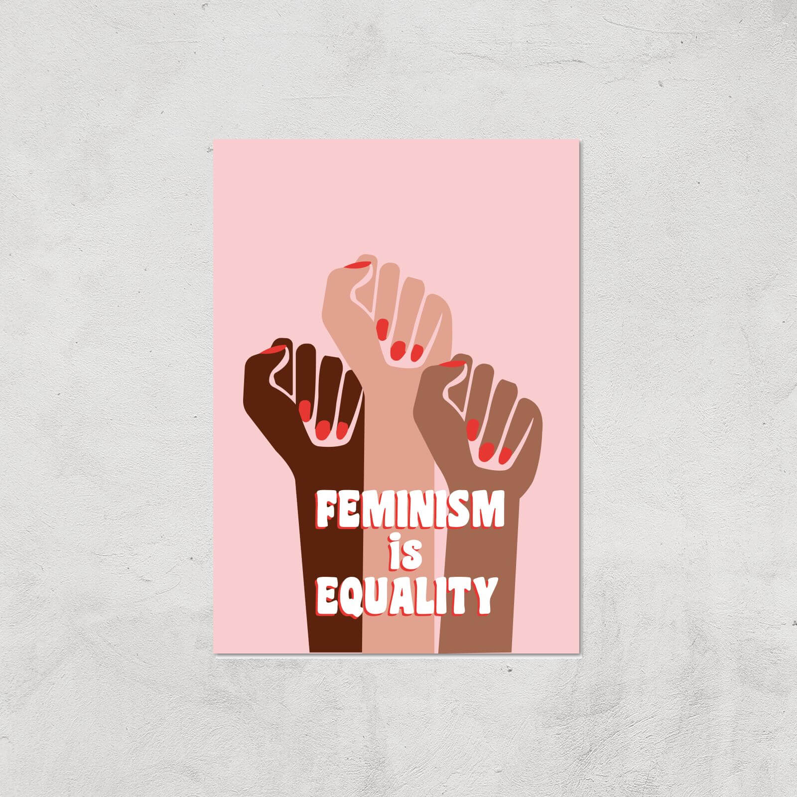 Feminist Feminism Is Equality Giclee Art Print - A4 - Print Only